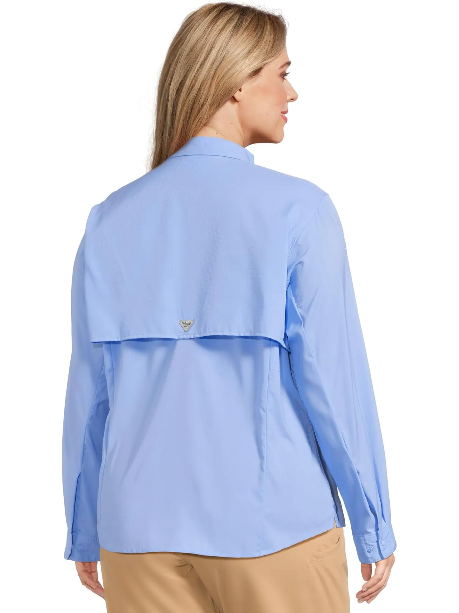 Рубашка Columbia Plus Size Tamiami II L/S Shirt — изображение 3 из 5, белый