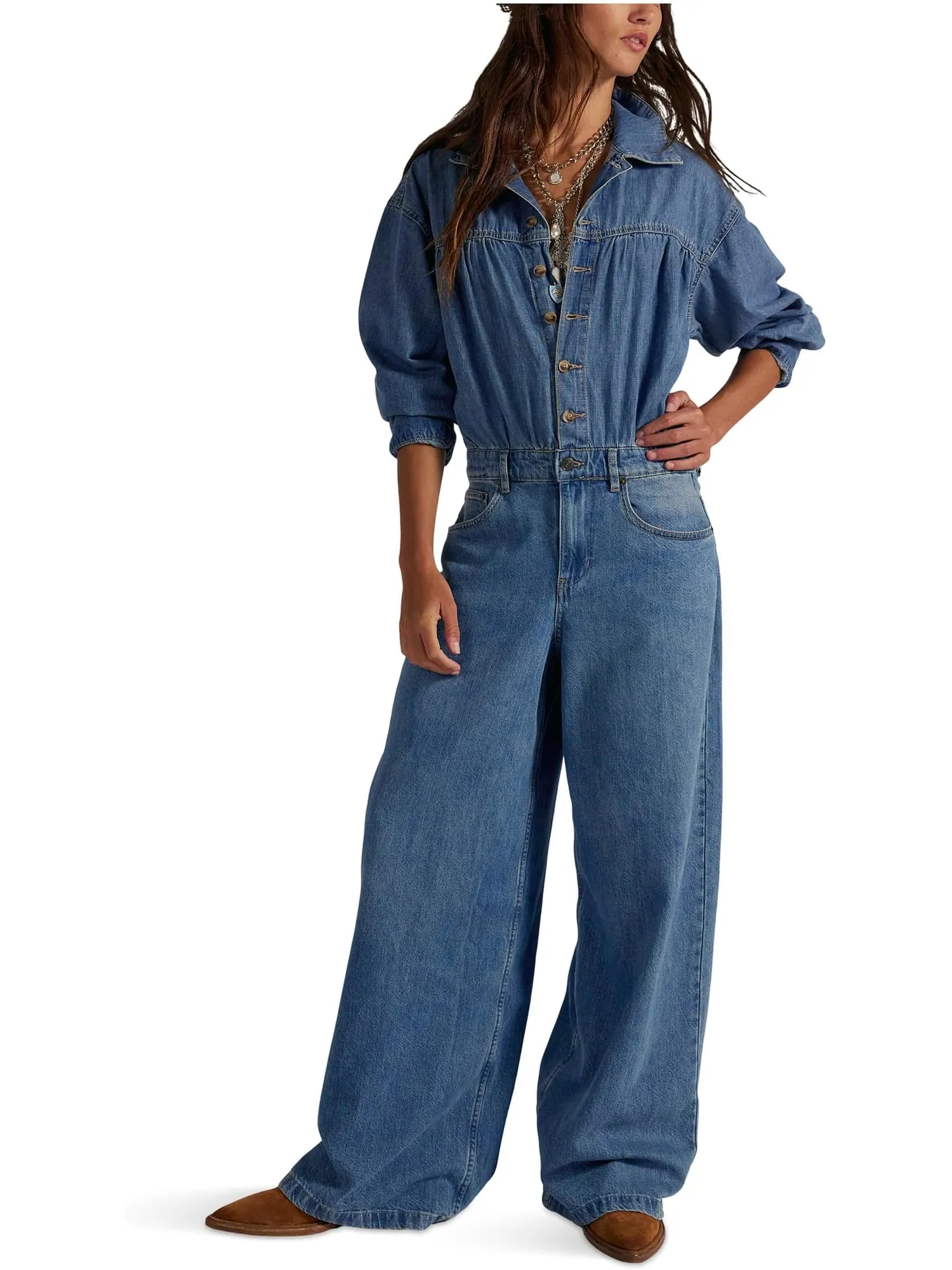 Платье Free People Carpe Diem One Piece — изображение 1 из 3, ясный день