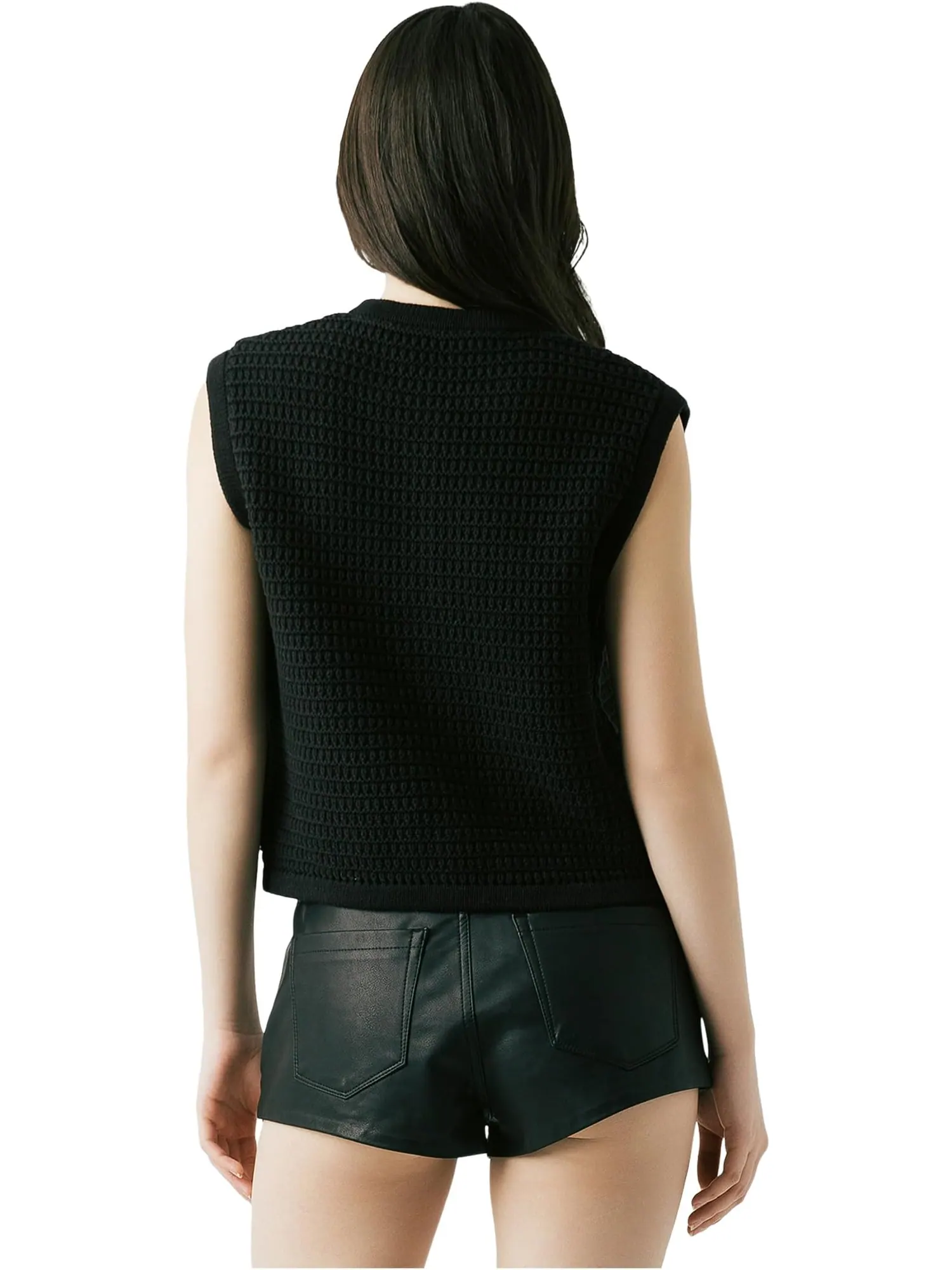 Свитер Blank NYC Riding The Wave Sweater Vest — изображение 3 из 4, черный
