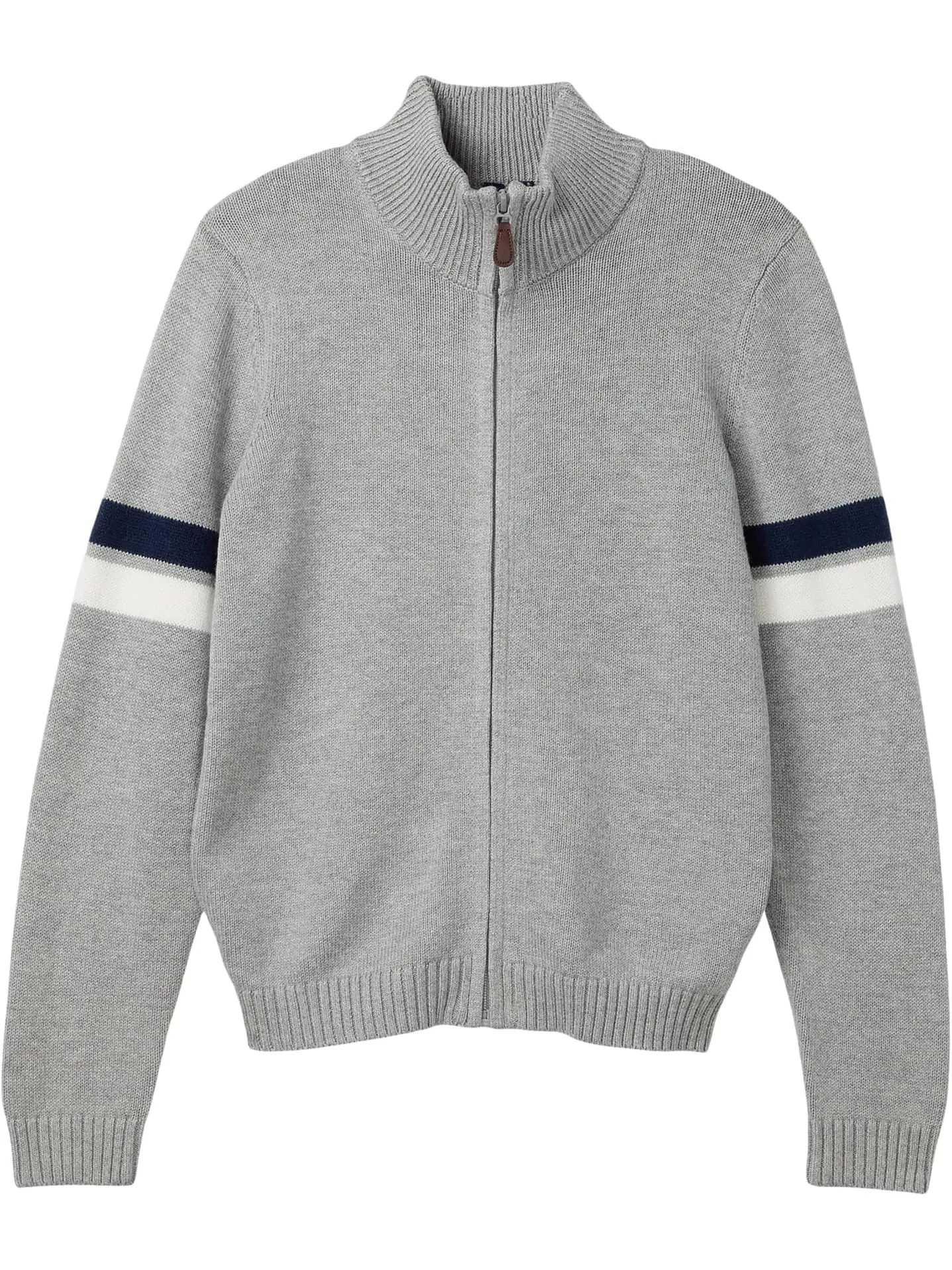Свитер Janie and Jack Full Zip Sweater — серый