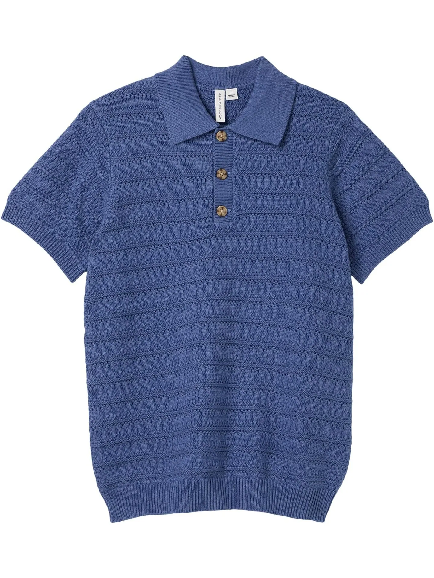 Свитер Janie and Jack Polo Sweater — синий