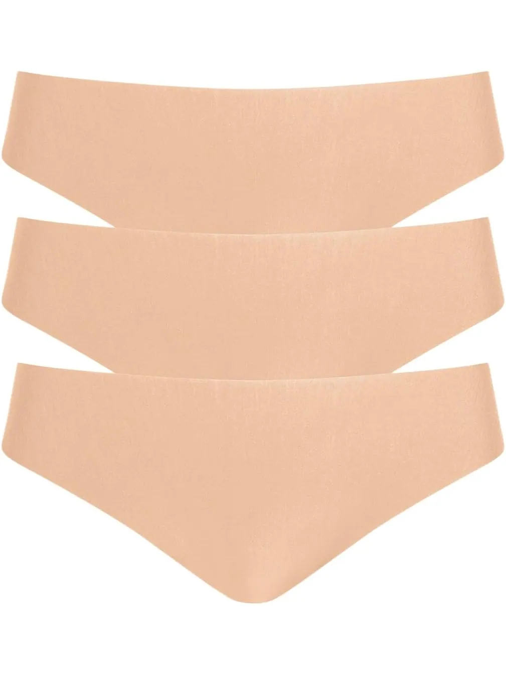 Стринги Commando Butter Mid-Rise Thong 3-Pack GP202 — изображение 1 из 1, бежевый