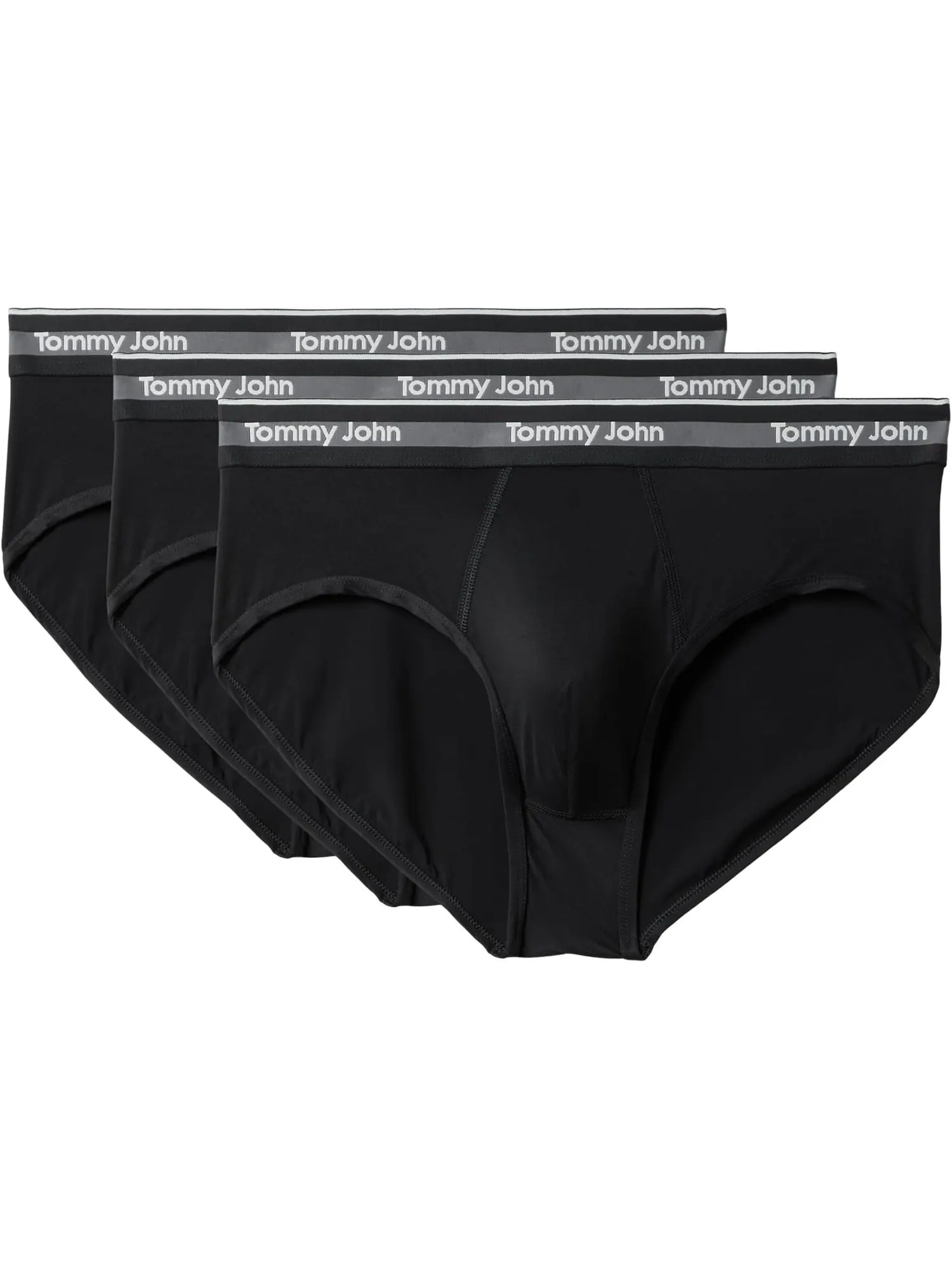 Трусы Tommy John Comfort Micro Brief 3-pack — изображение 1 из 1, черный