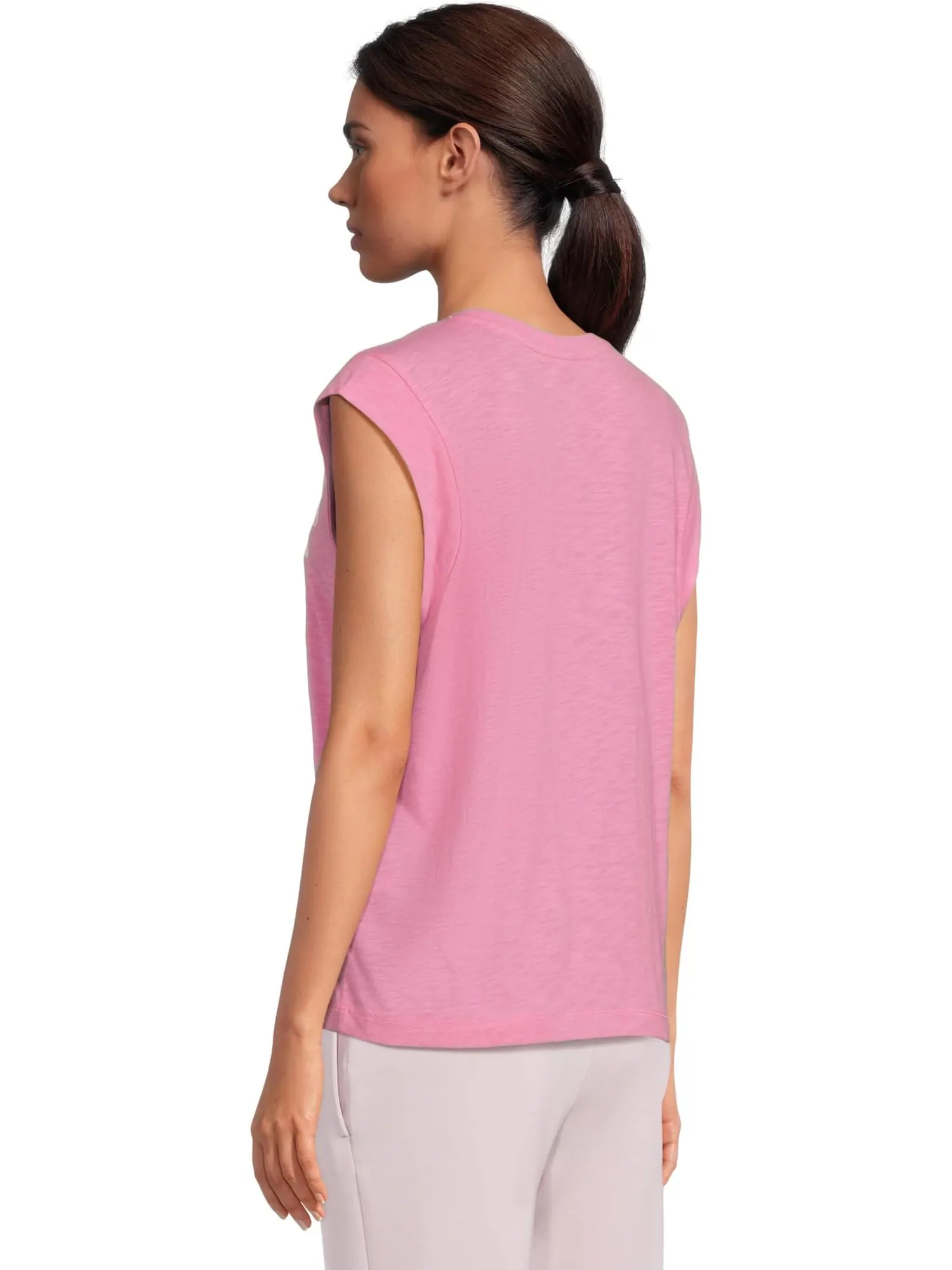 Футболка P.J. Salvage Short Sleeve Tee Paws and Breathe — изображение 3 из 5, сорбетный