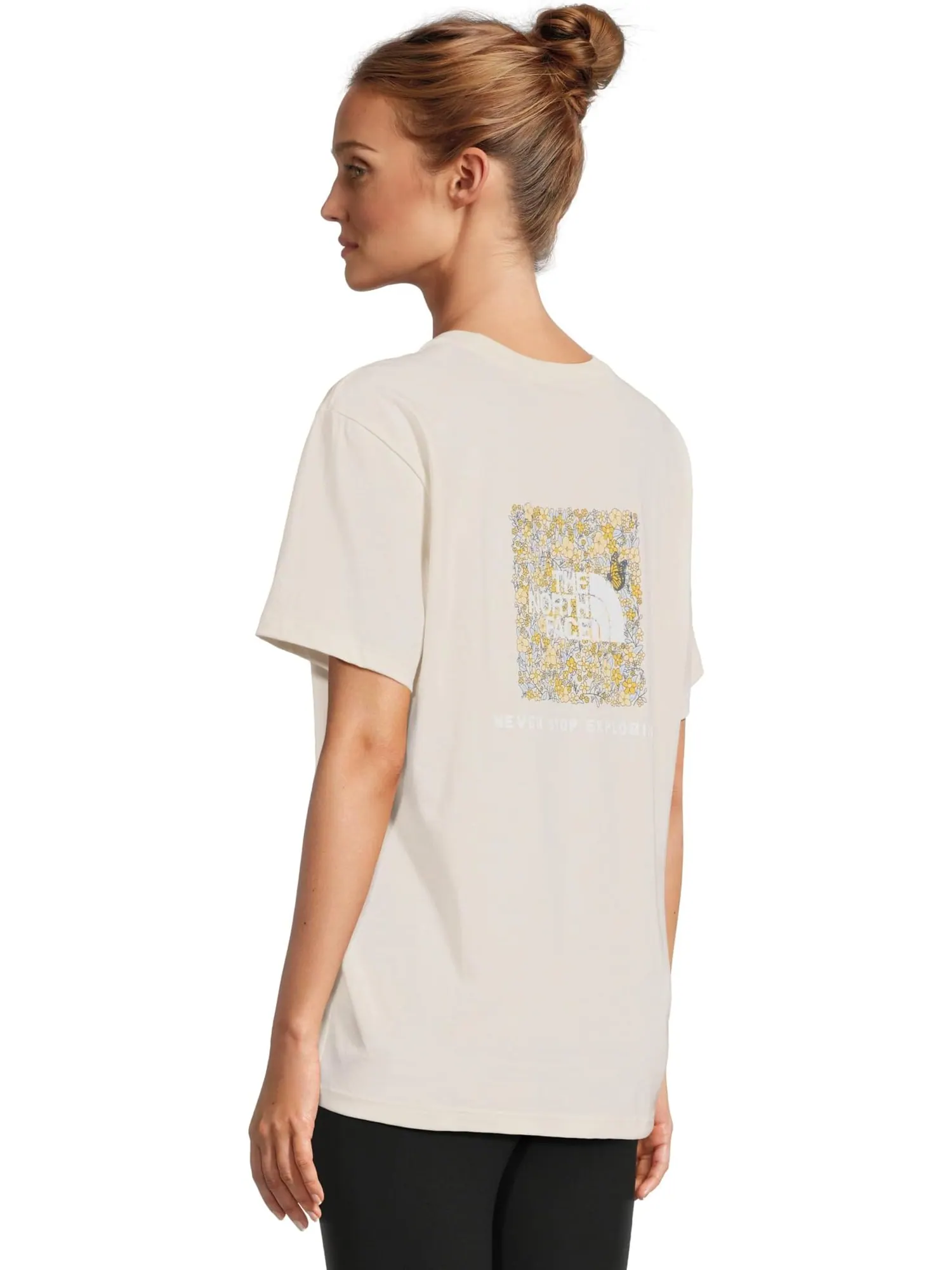 Футболка The North Face Evolution Floral Box NSE Short Sleeve Tee - Graphic — изображение 3 из 5, белый