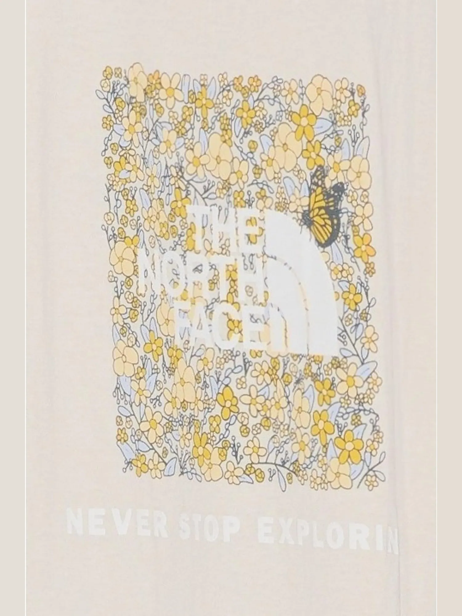 Футболка The North Face Evolution Floral Box NSE Short Sleeve Tee - Graphic — изображение 4 из 5, белый
