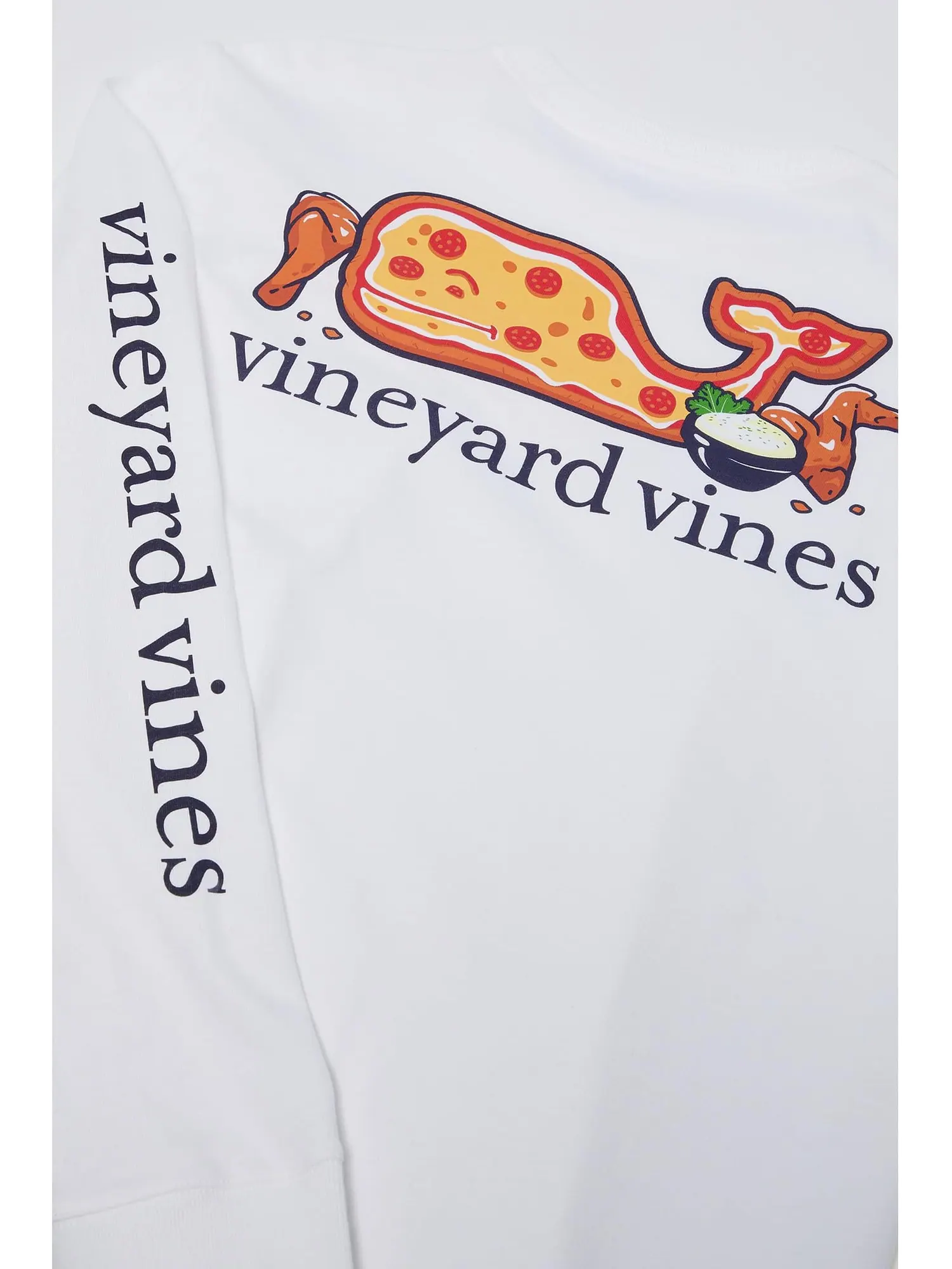Футболка Vineyard Vines Kids Game Day Long-Sleeve Pocket Tee — изображение 2 из 2, белый