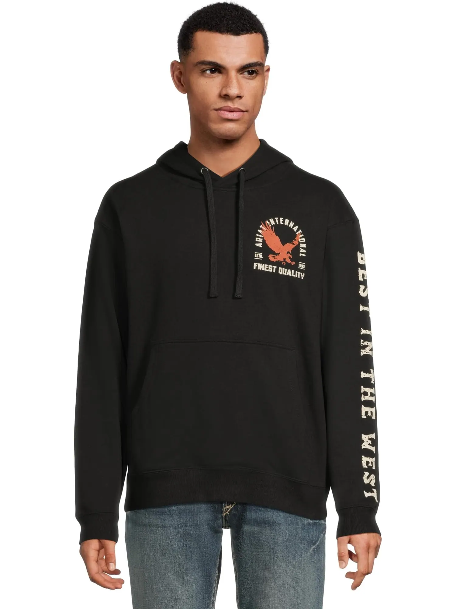 Худи Ariat Eagle Large Hoodie — изображение 1 из 5, черный