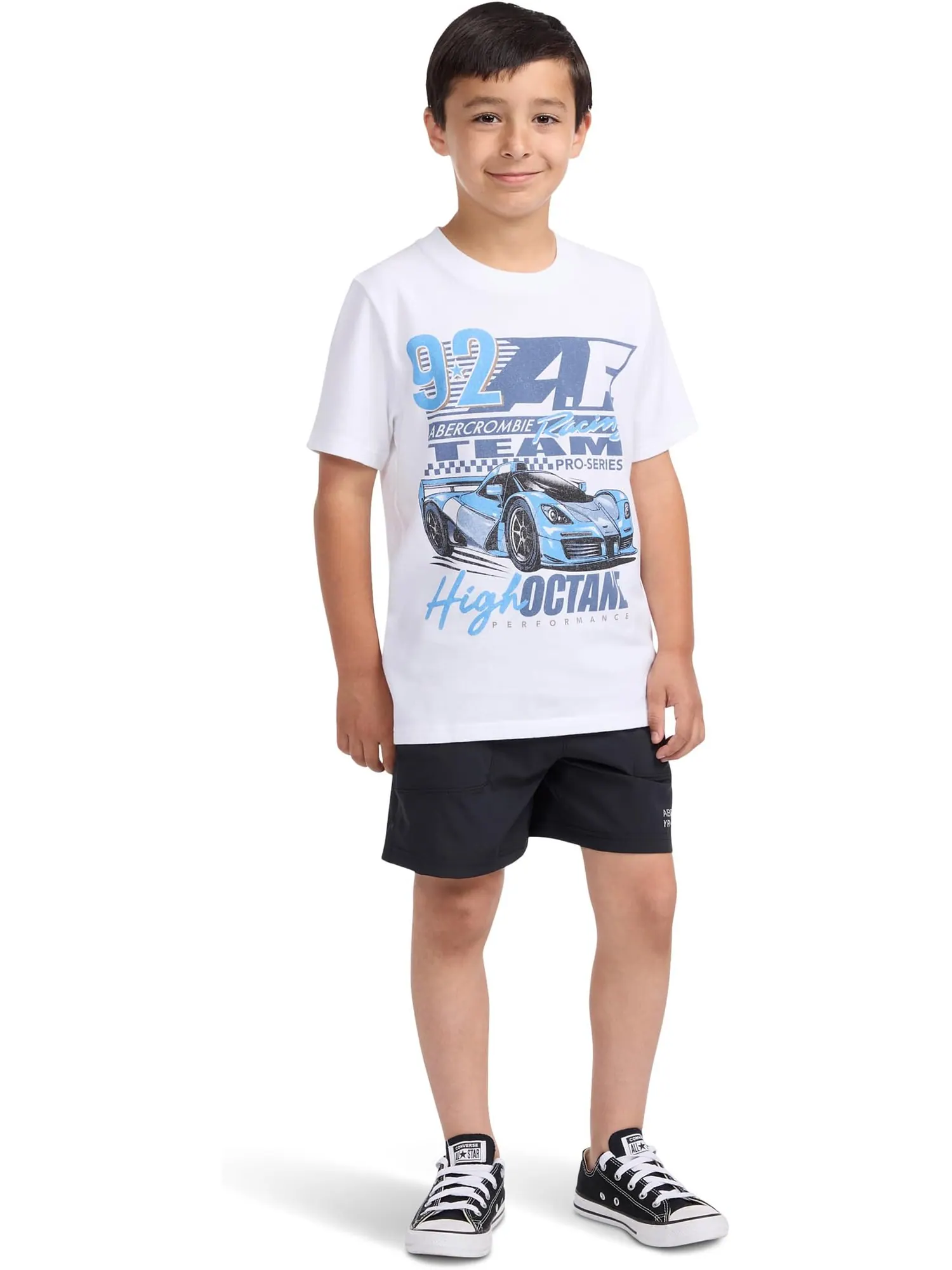 Футболка abercrombie kids Zoom Tee — изображение 3 из 3, яркий белый