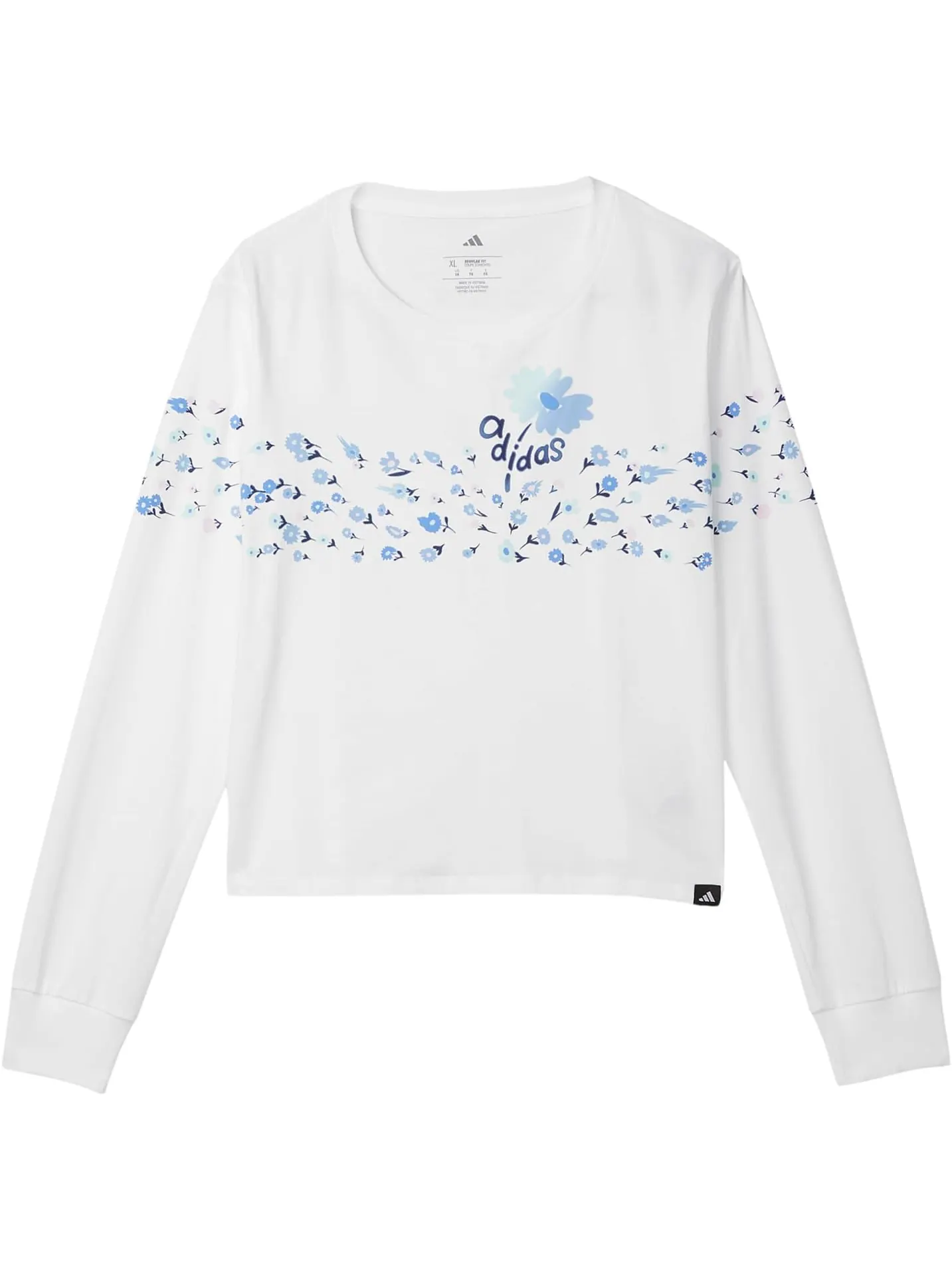 Футболка adidas Kids Regular Fit Tee — изображение 1 из 1, белый