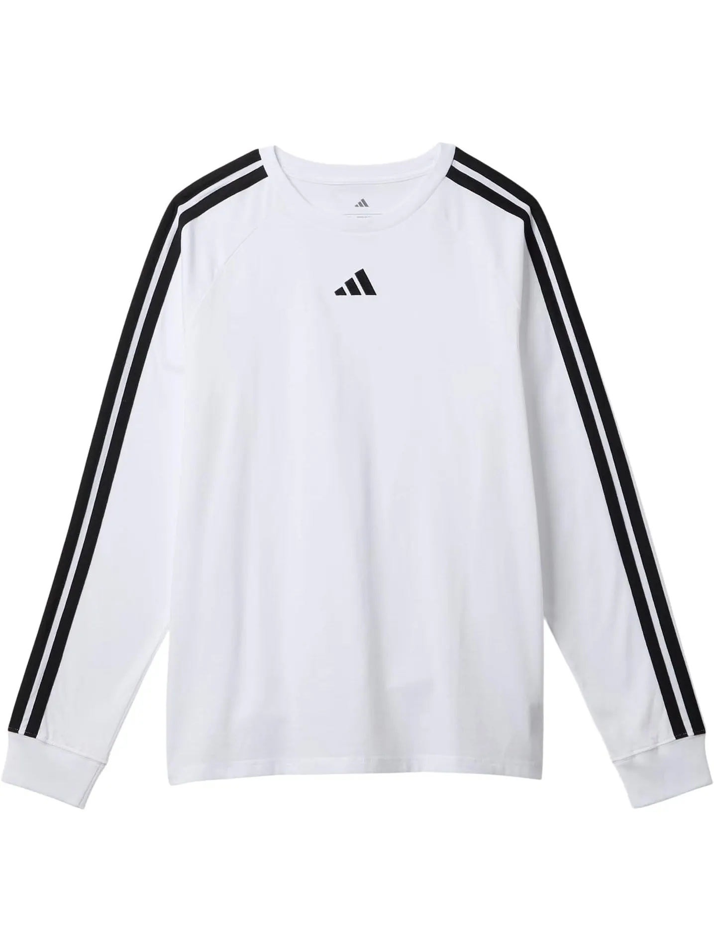 Футболка adidas Kids Small Embroidered Logo 3-Stripes Tee — изображение 1 из 1, белый