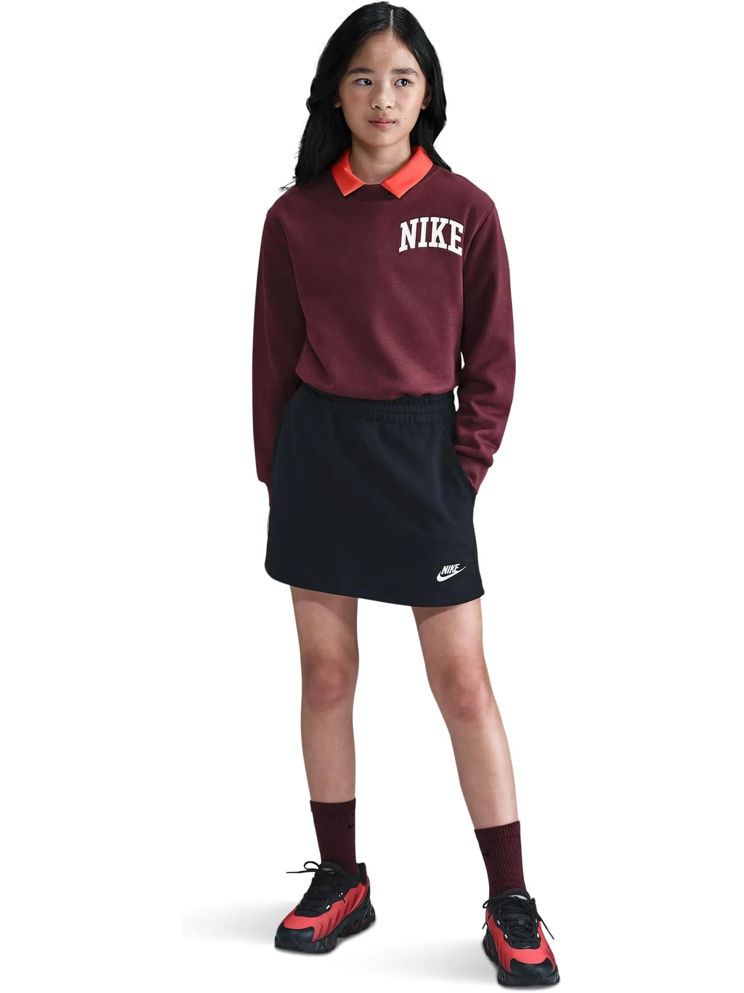 Юбка Nike Kids Sportswear Club French Terry Skirt — 4
