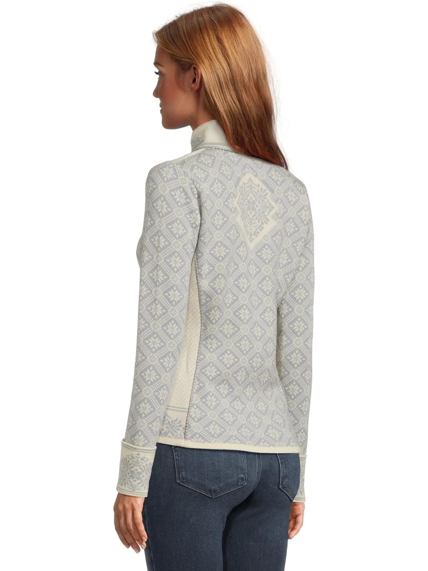 Свитер Dale of Norway Women's Christiania Feminine Jacket — изображение 3 из 5, белый