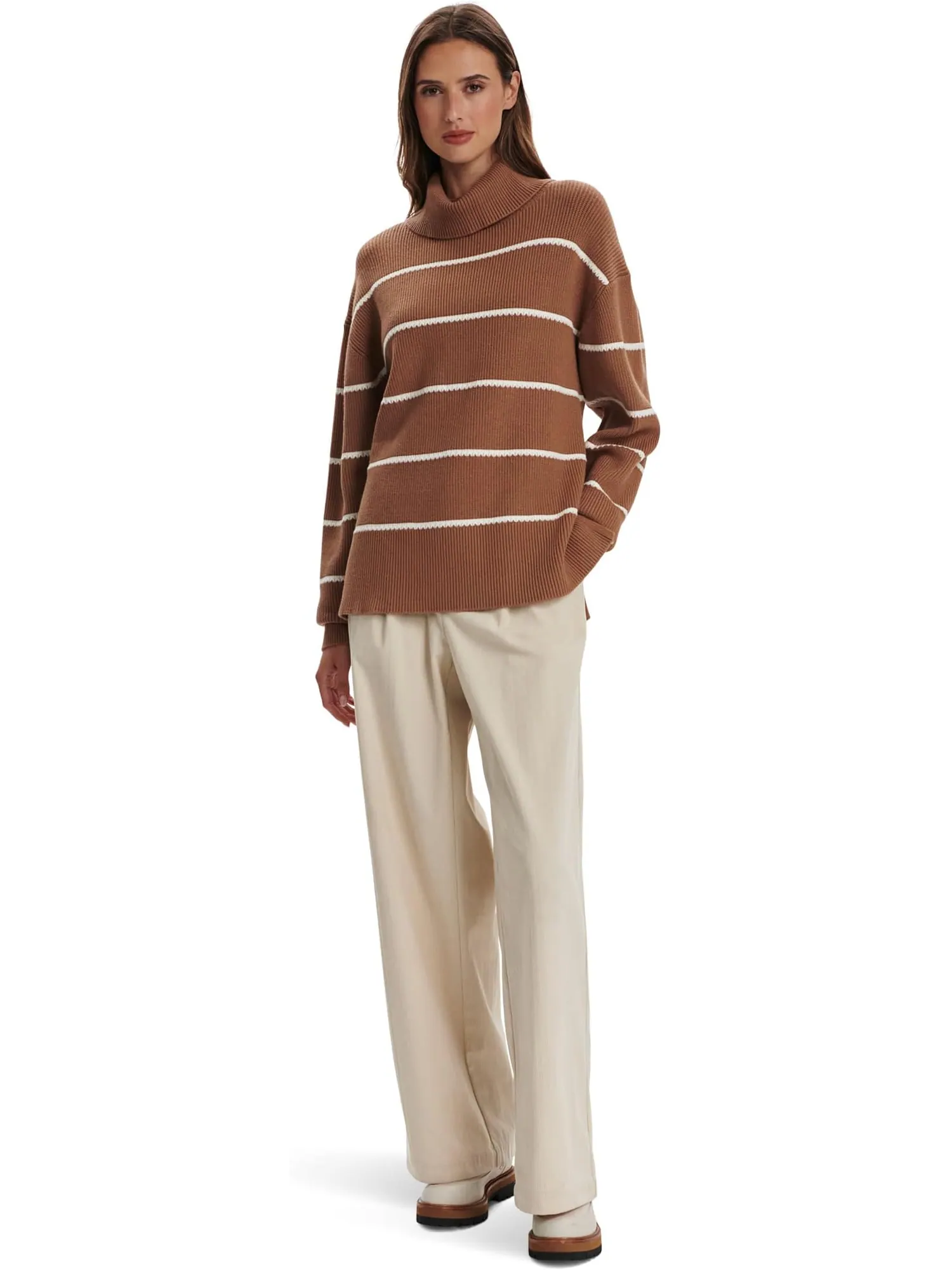 Свитер Varley Women's Hamish Stitch Knit Sweater — изображение 3 из 3, золотистый