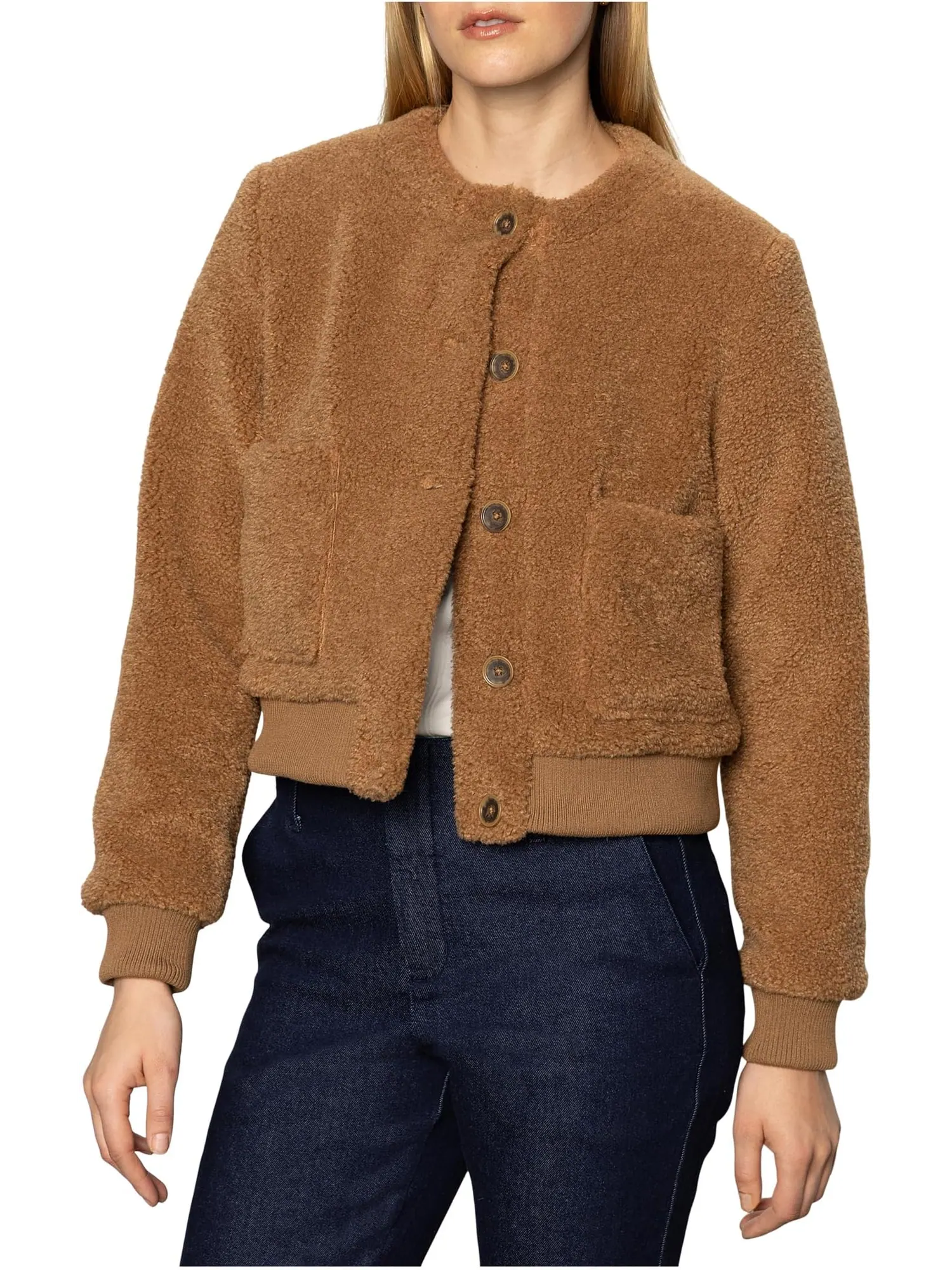 Свитер Sanctuary Women's Teddy Cardi — изображение 1 из 4, золотистый