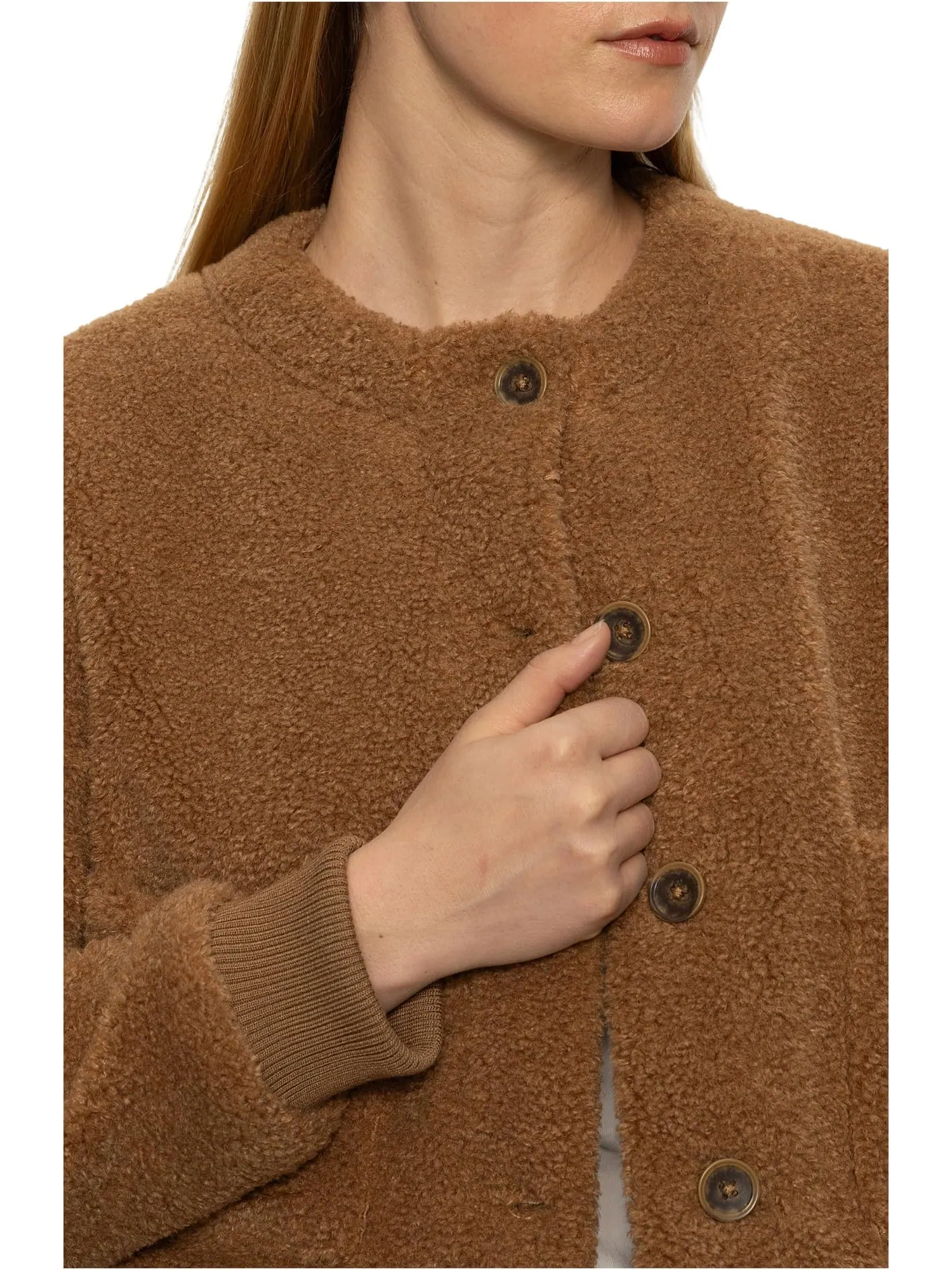 Свитер Sanctuary Women's Teddy Cardi — изображение 3 из 4, золотистый