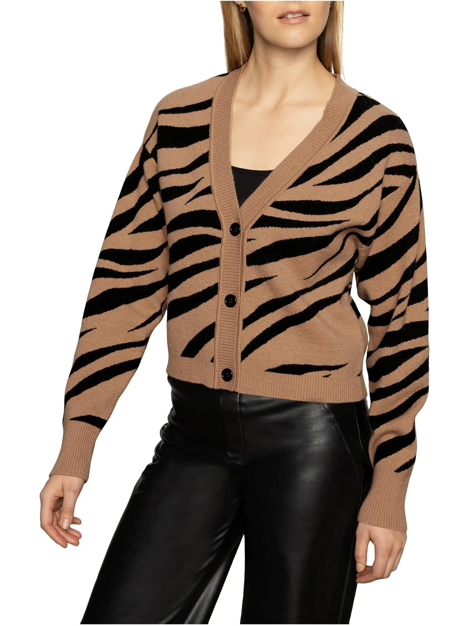 Свитер Sanctuary Women's Zebra Cardi — изображение 1 из 4, мульти