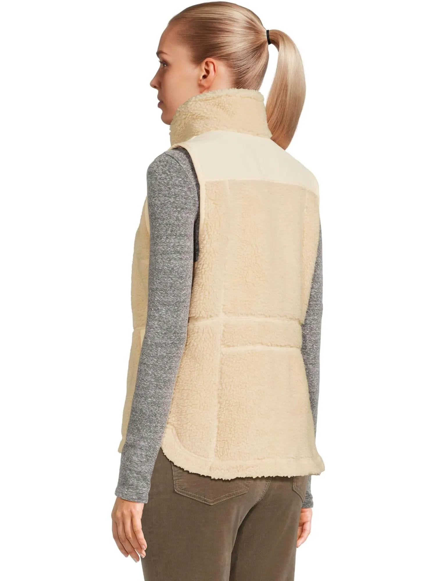 Женский жилет Bean's Sherpa из флиса L.L.Bean — изображение 3 из 5, прозрачный