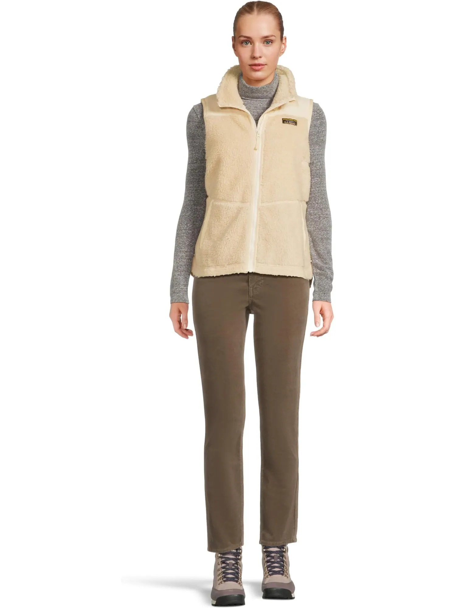 Женский жилет Bean's Sherpa из флиса L.L.Bean — изображение 5 из 5, прозрачный