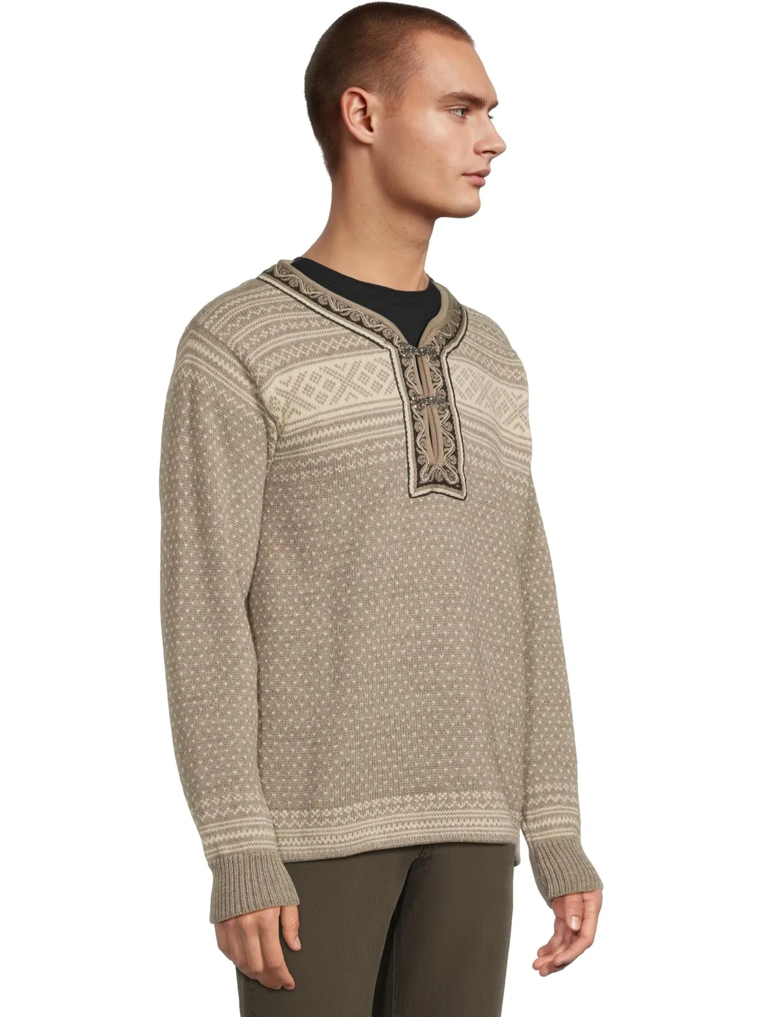 Свитер Dale of Norway Unisex Setesdal Unisex Sweater — изображение 2 из 5, натуральный белый