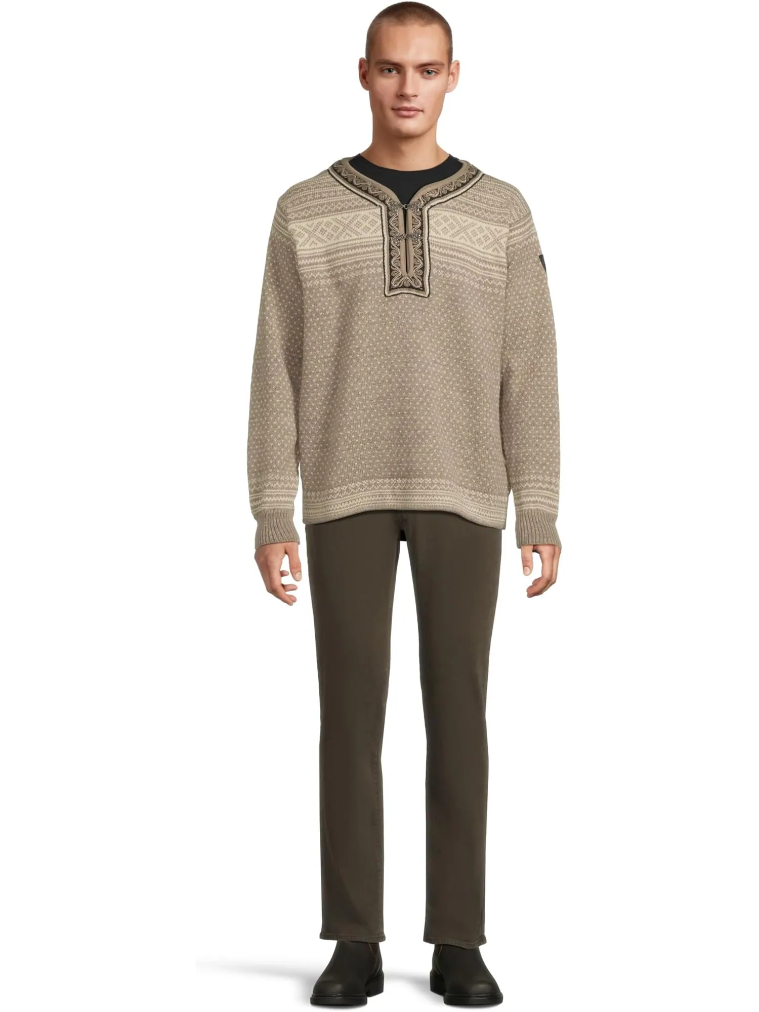 Свитер Dale of Norway Unisex Setesdal Unisex Sweater — изображение 5 из 5, натуральный белый