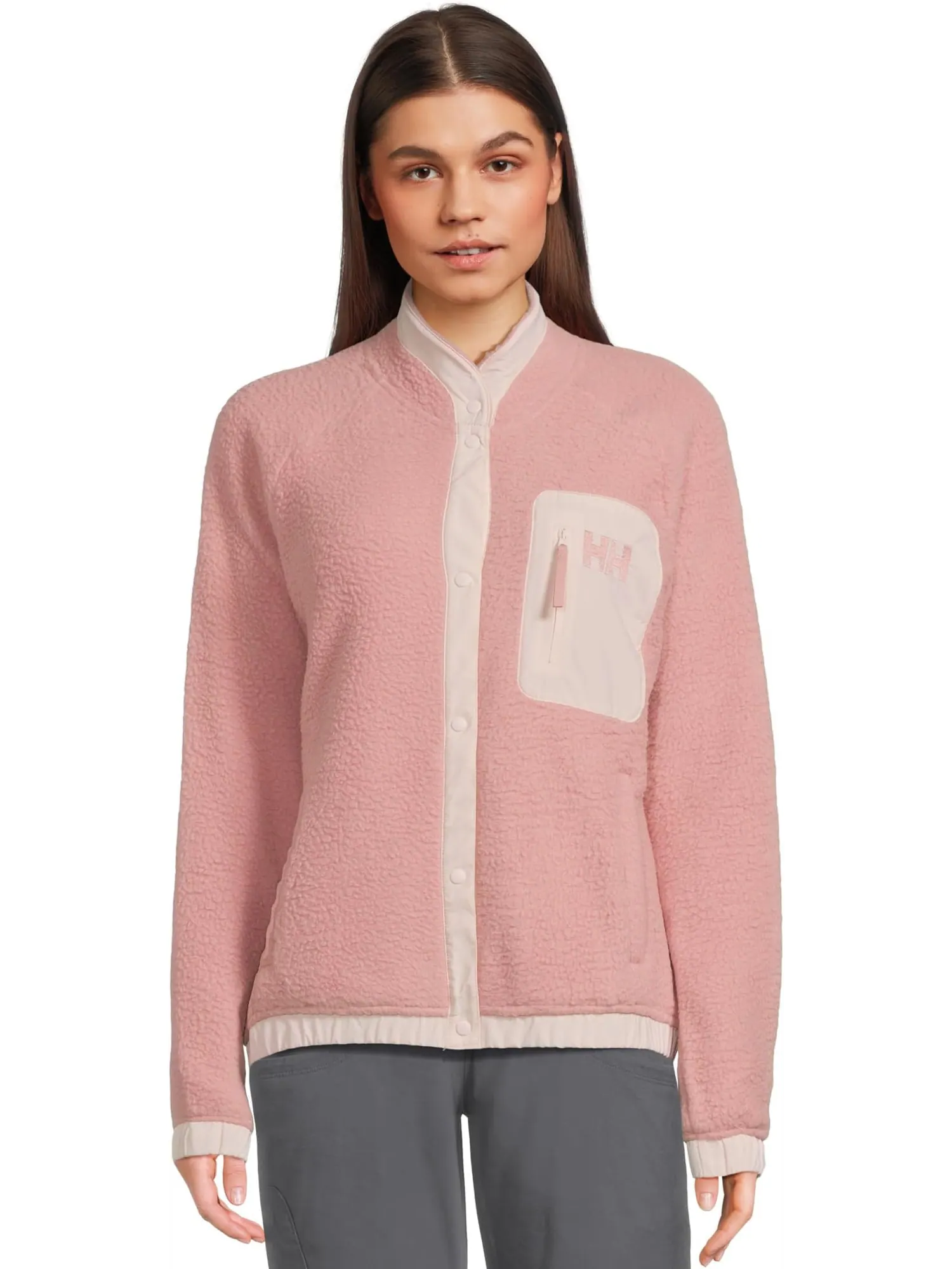 Свитер Helly Hansen Women's Imperial Pile Snap — изображение 1 из 5, розовый