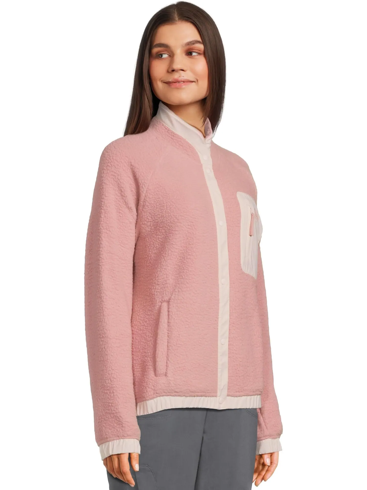Свитер Helly Hansen Women's Imperial Pile Snap — изображение 2 из 5, розовый