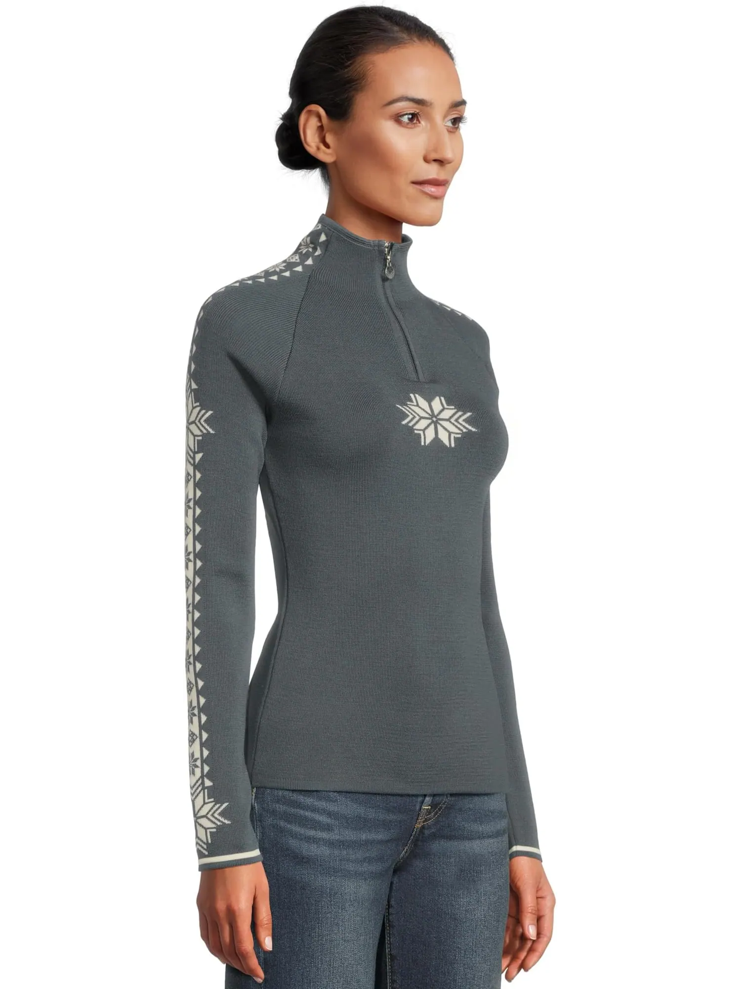 Свитер Dale of Norway Women's Geilo Feminine — изображение 2 из 5, слоновая кость