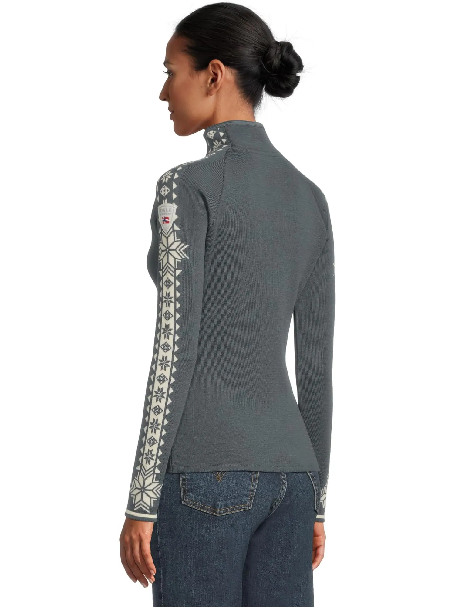 Свитер Dale of Norway Women's Geilo Feminine — изображение 3 из 5, слоновая кость