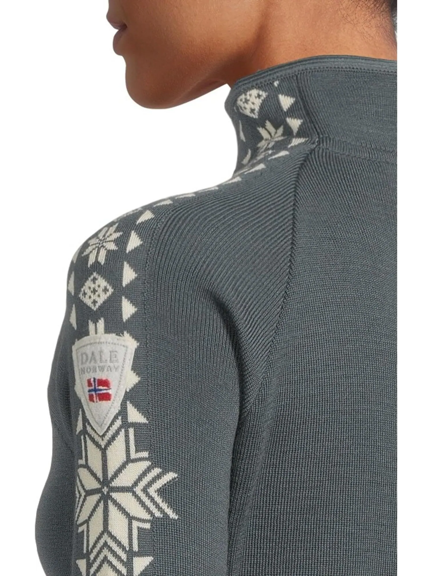 Свитер Dale of Norway Women's Geilo Feminine — изображение 4 из 5, слоновая кость