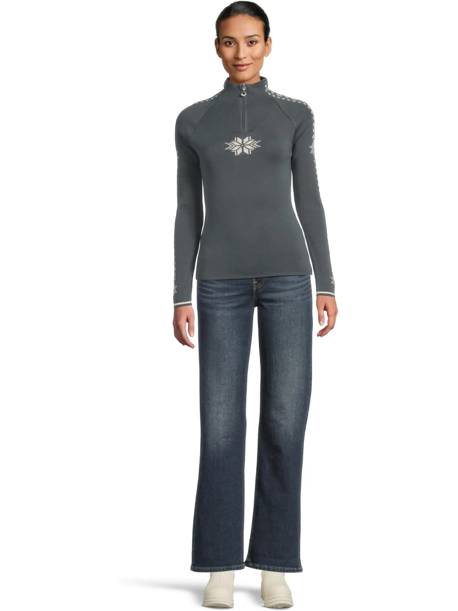 Свитер Dale of Norway Women's Geilo Feminine — изображение 5 из 5, слоновая кость