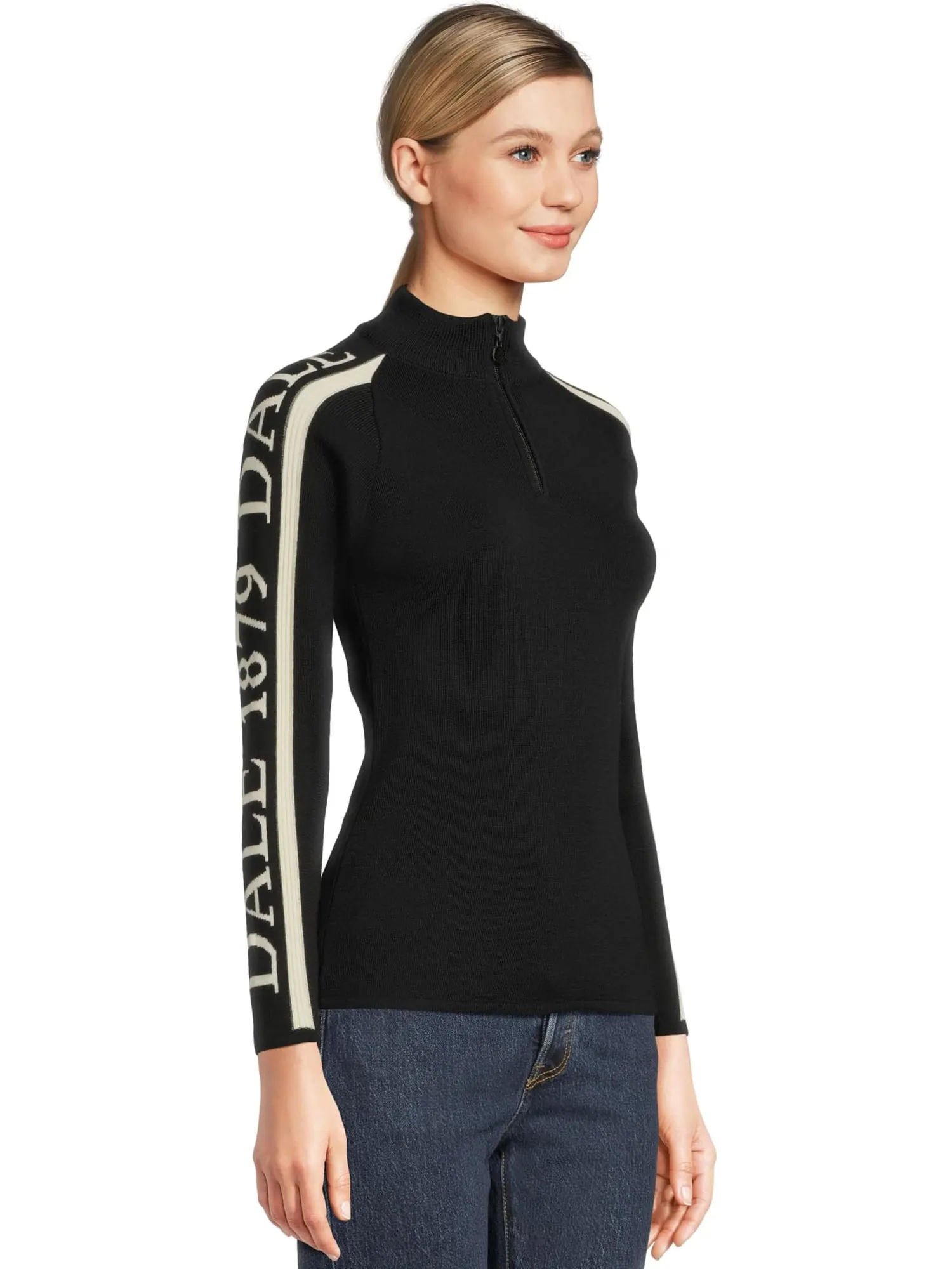 Свитер Dale of Norway Women's Skarstind 1879 Feminine Sweater — изображение 2 из 5, черный