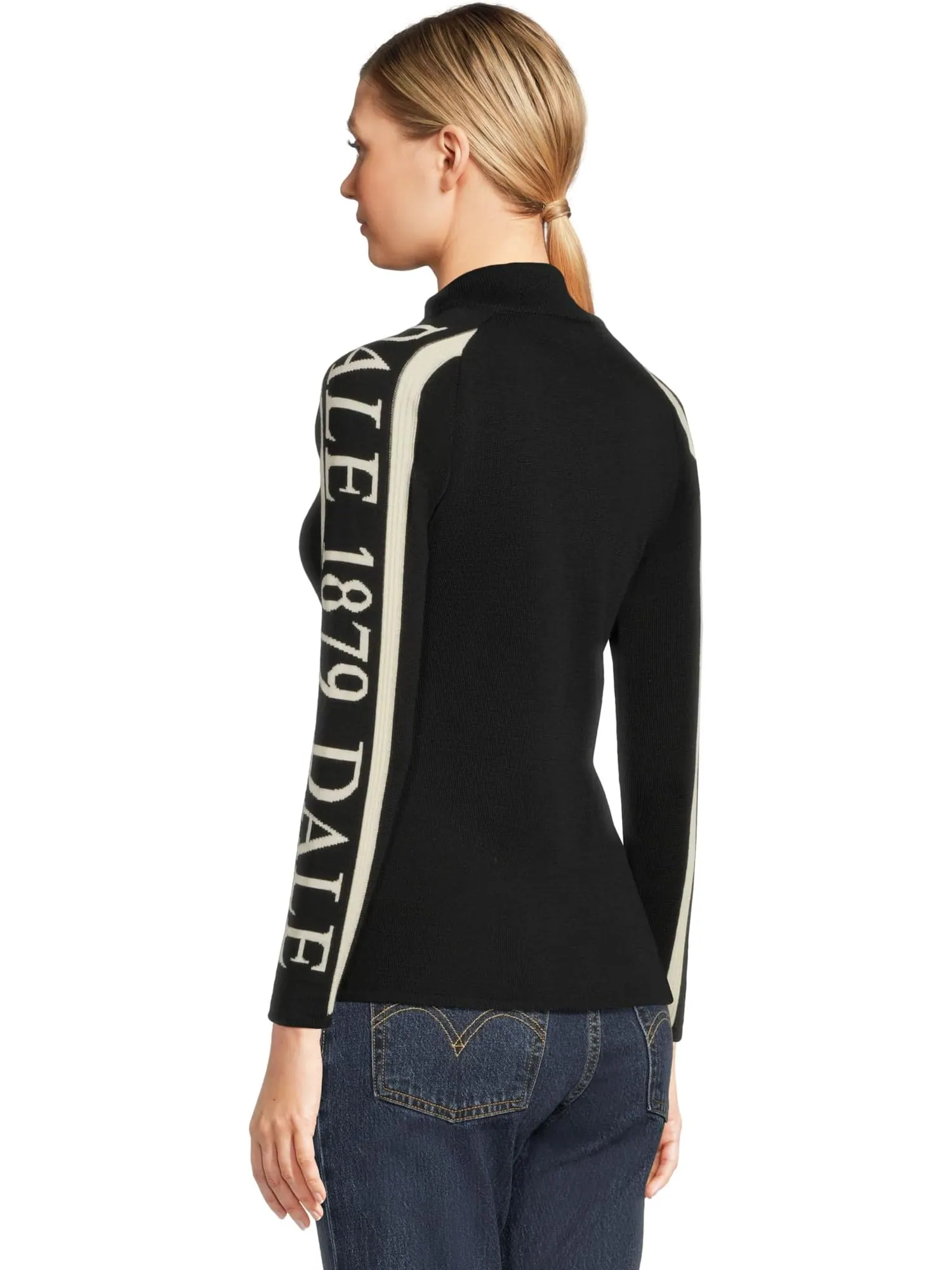 Свитер Dale of Norway Women's Skarstind 1879 Feminine Sweater — изображение 3 из 5, черный