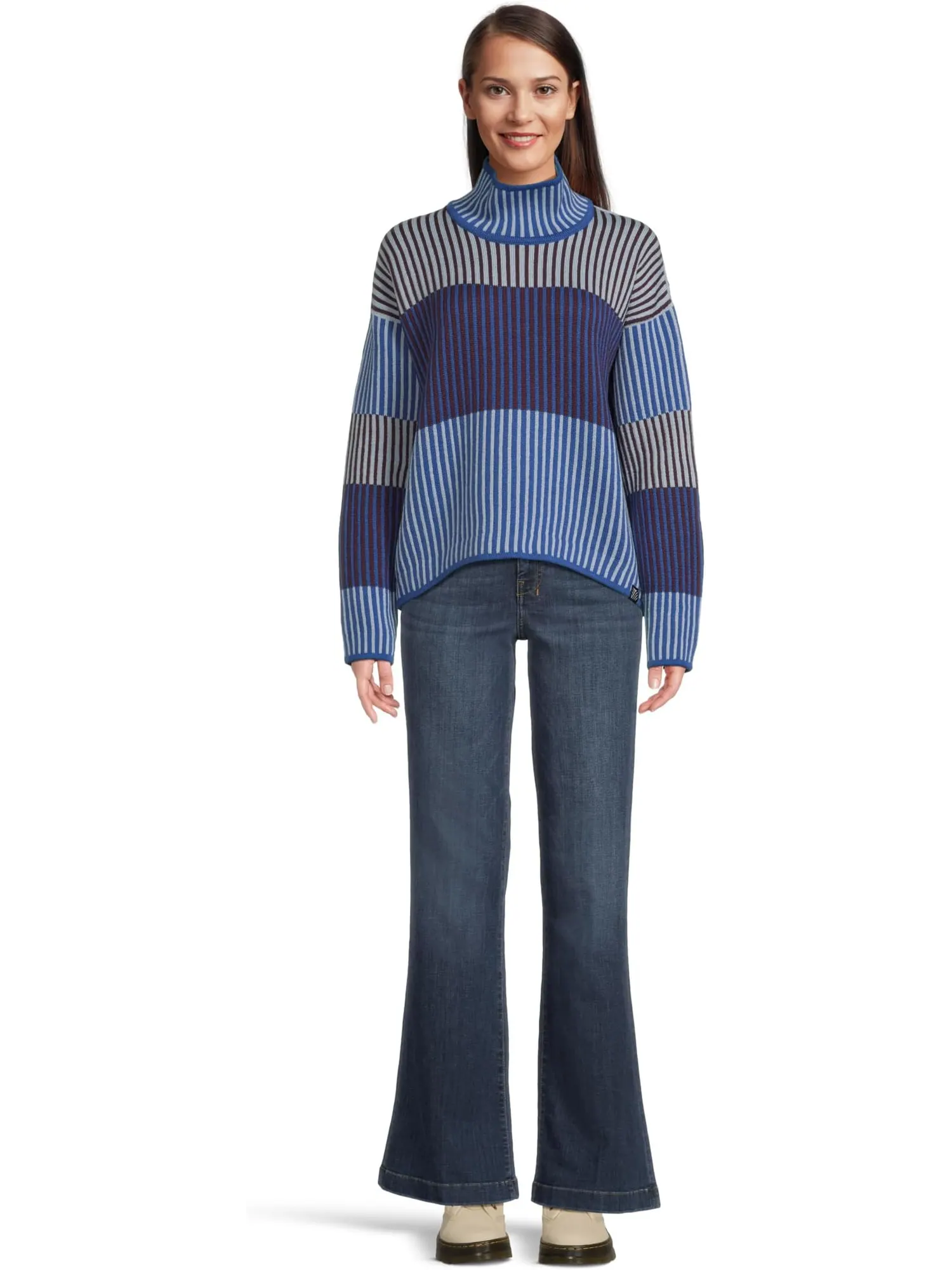 Свитер Dale of Norway Women's Skarstind Sweater — изображение 5 из 5, синий/винный