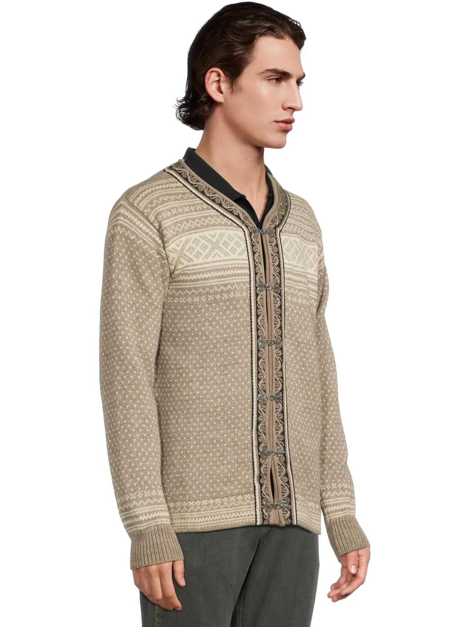 Свитер Dale of Norway Unisex Setesdal Unisex Jacket — изображение 2 из 5, натуральный белый