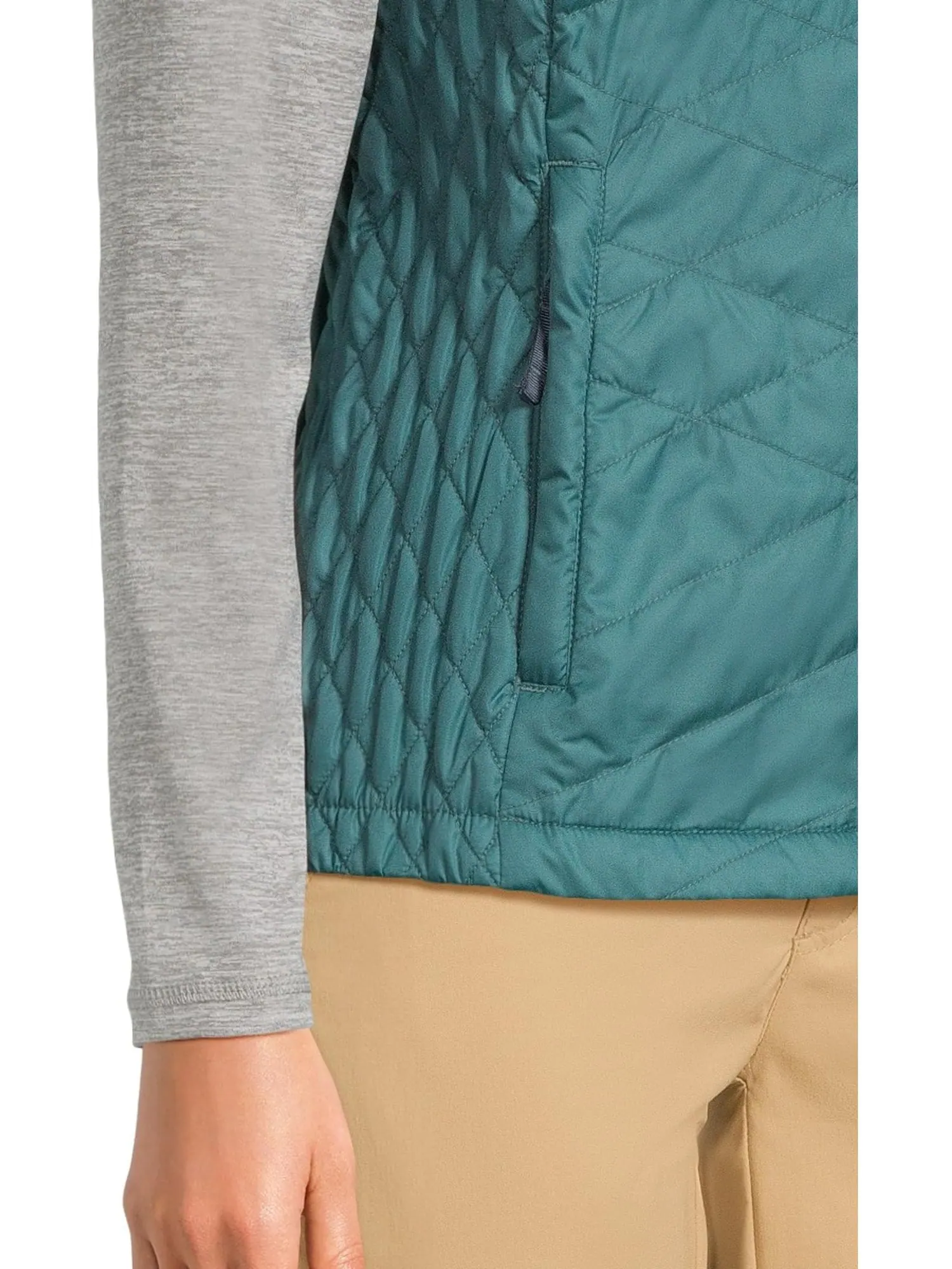 Женский жилет Primaloft на флисовой подкладке L.L.Bean — изображение 4 из 5, бирюзовый
