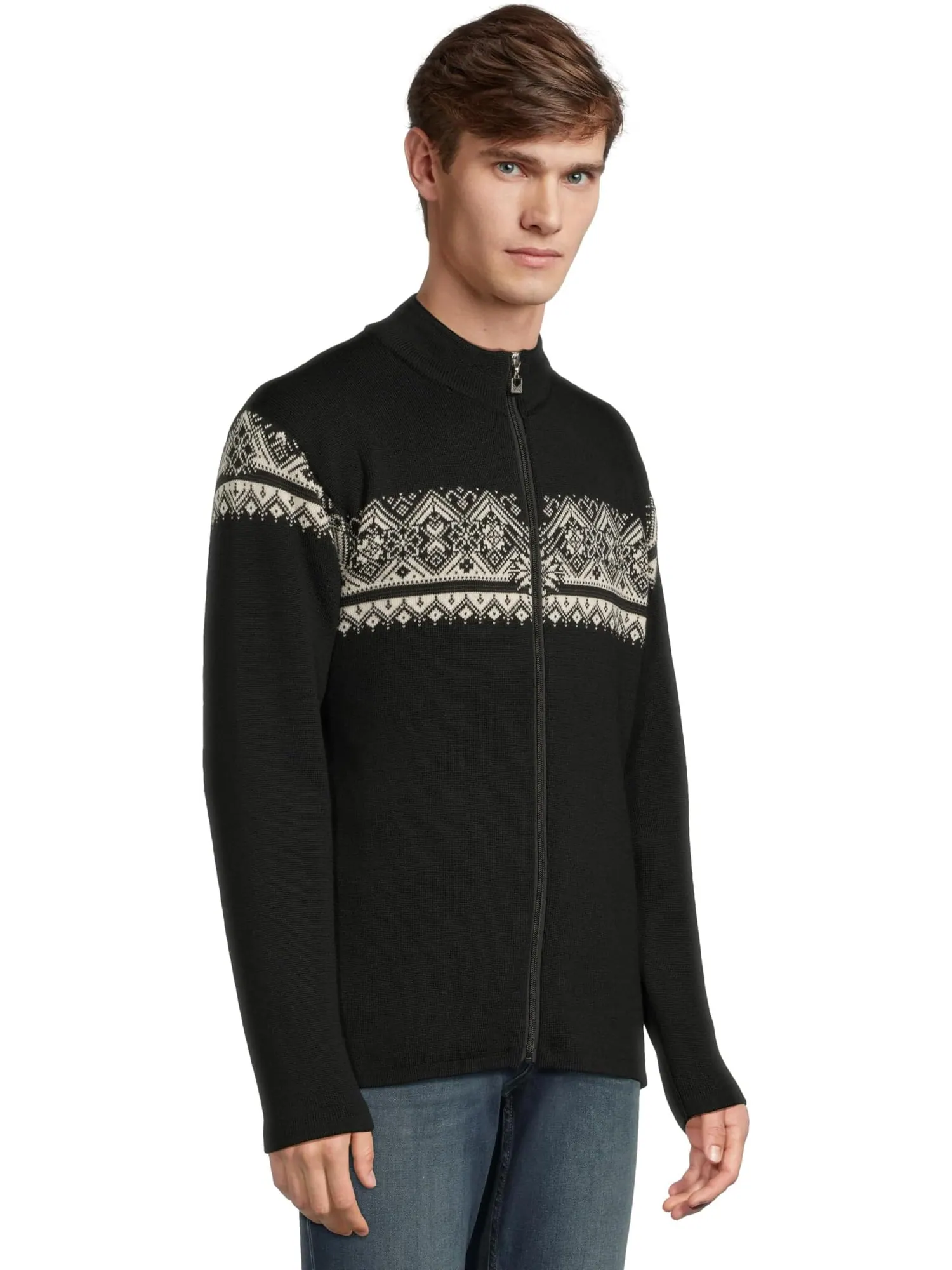 Свитер Dale of Norway Men's Moritz Masculine Jacket — изображение 2 из 5, черный