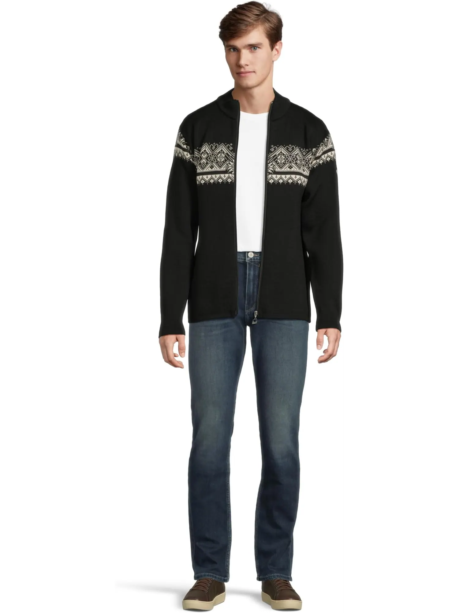 Свитер Dale of Norway Men's Moritz Masculine Jacket — изображение 5 из 5, черный