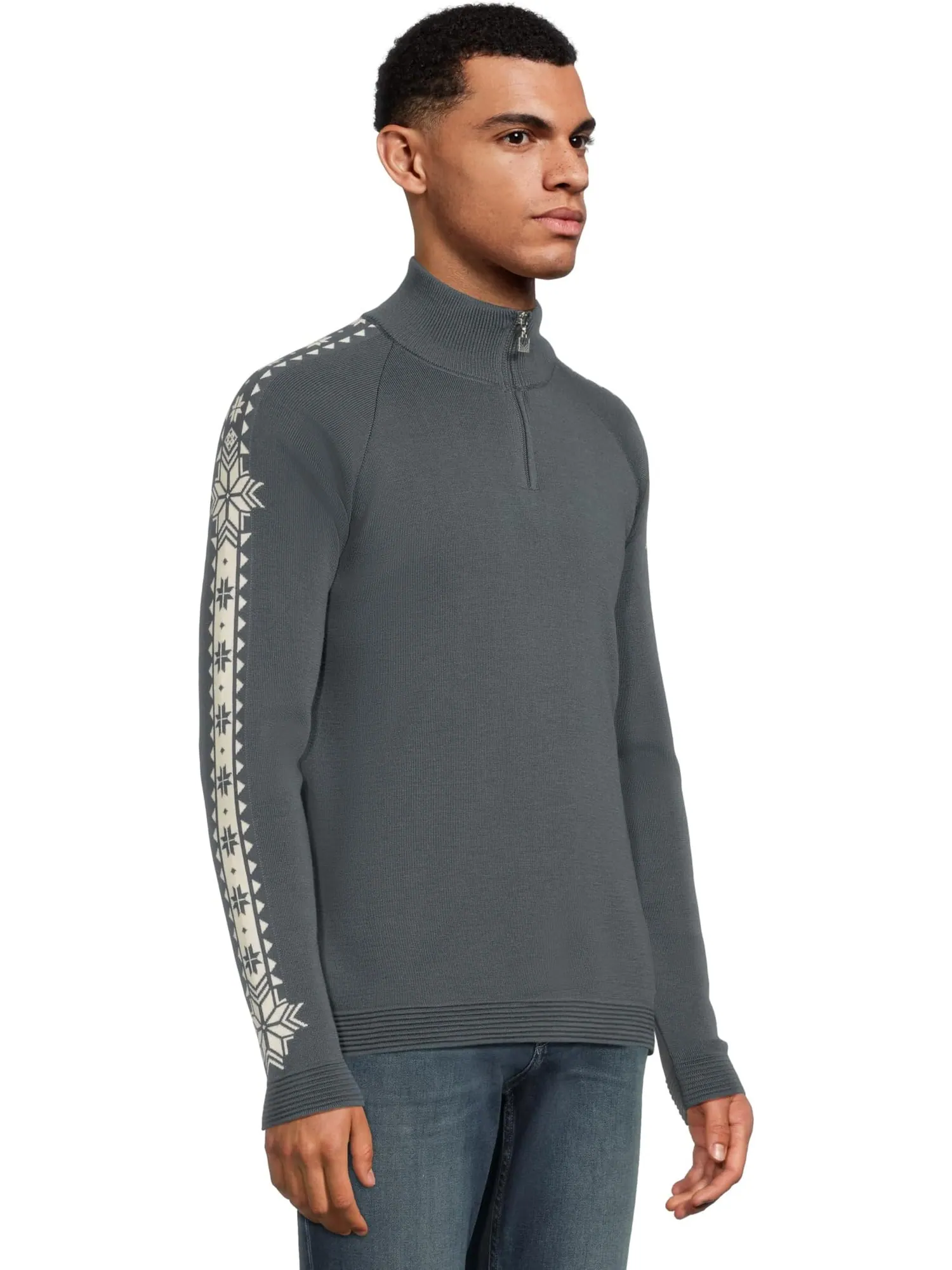 Свитер Dale of Norway Men's Geilo Sweater — изображение 2 из 5, белый