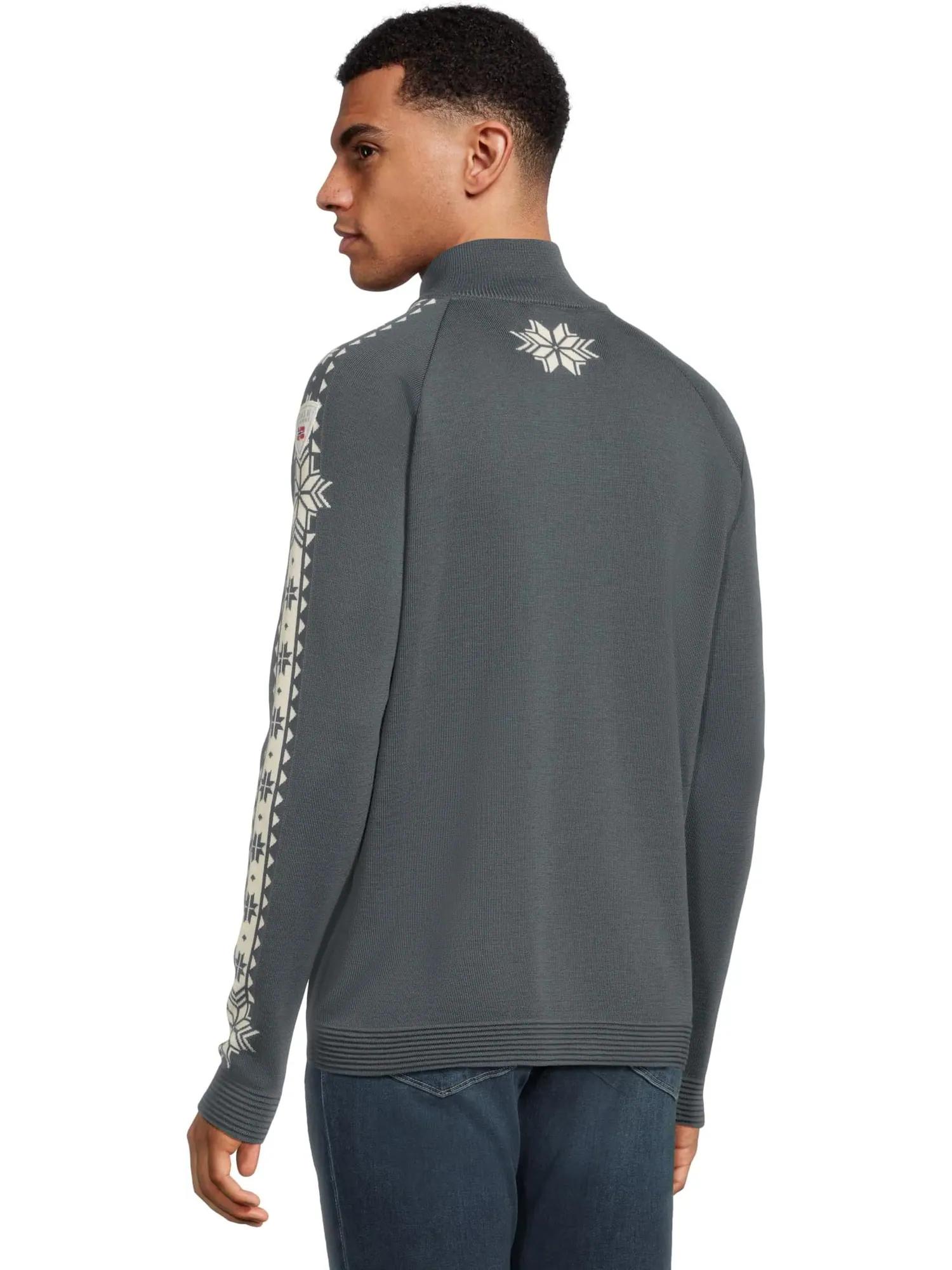 Свитер Dale of Norway Men's Geilo Sweater — изображение 3 из 5, белый