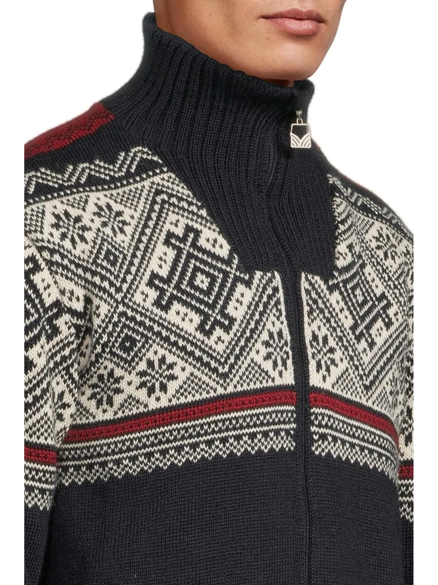 Свитер Dale of Norway Men's Hardanger Weatherproof Masculine Jacket — изображение 4 из 5, темно-синий
