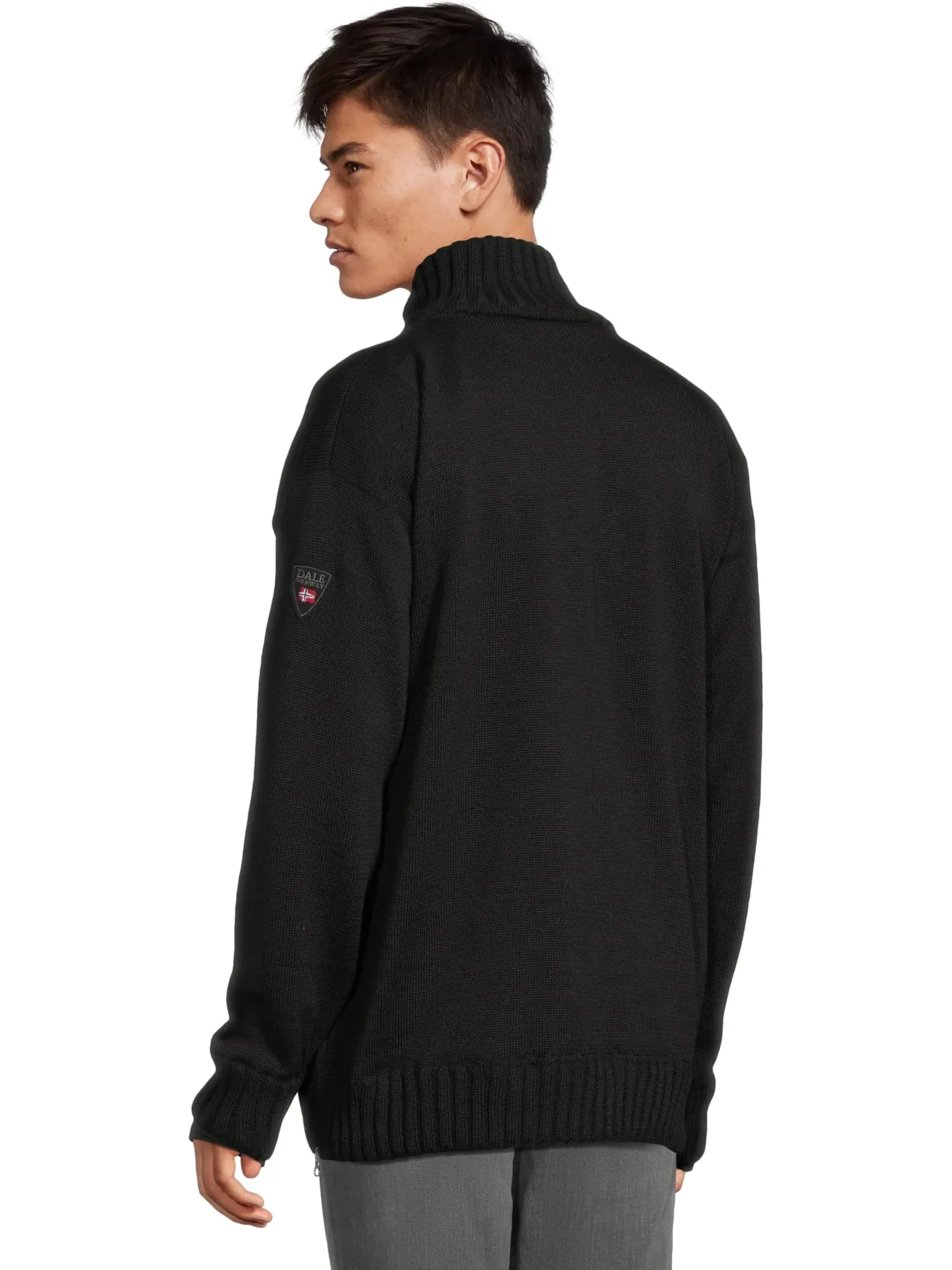 Свитер Dale of Norway Men's Roset Masculane Weatherproof Sweater — изображение 3 из 5, черный