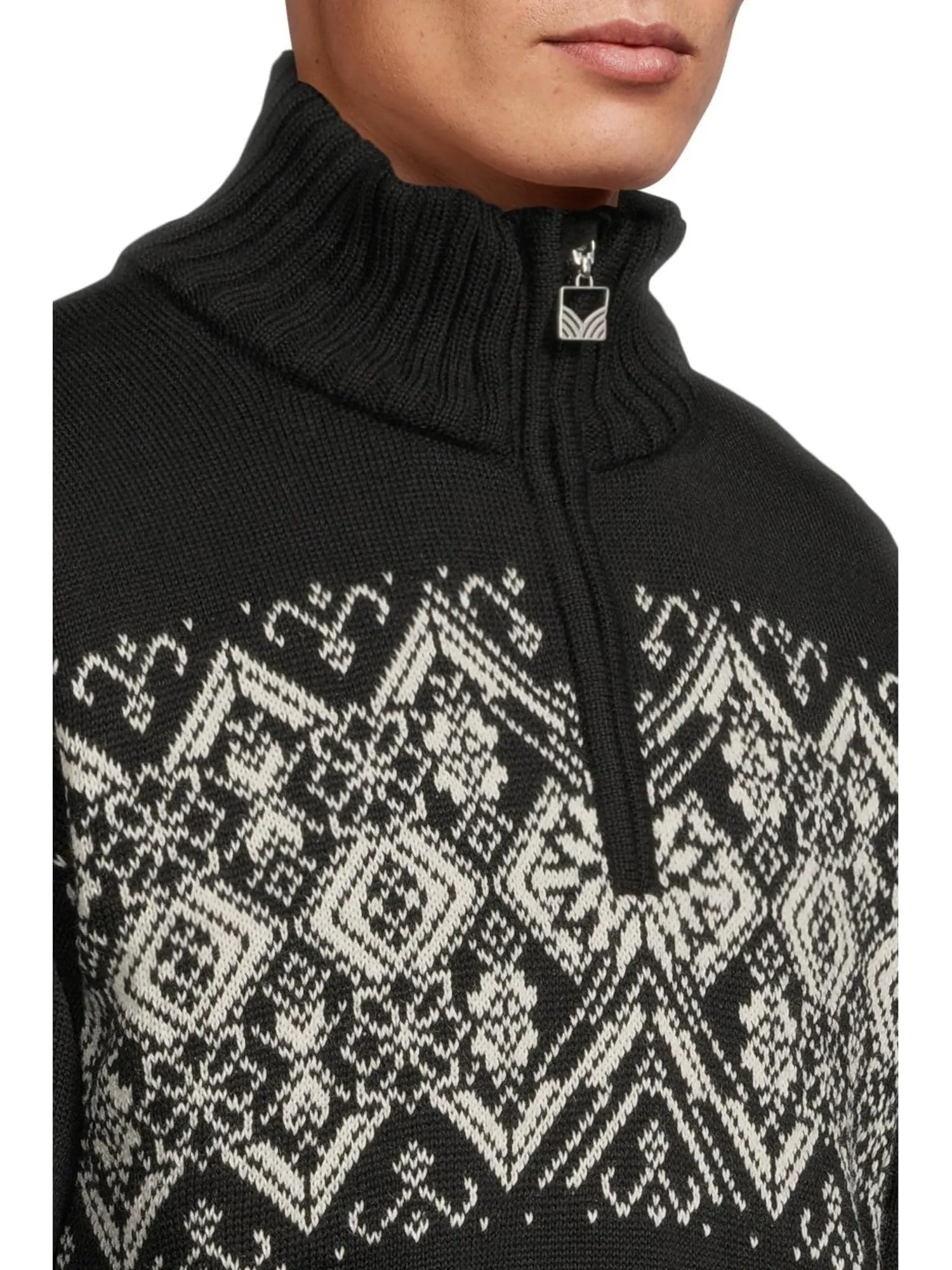 Свитер Dale of Norway Men's Roset Masculane Weatherproof Sweater — изображение 4 из 5, черный