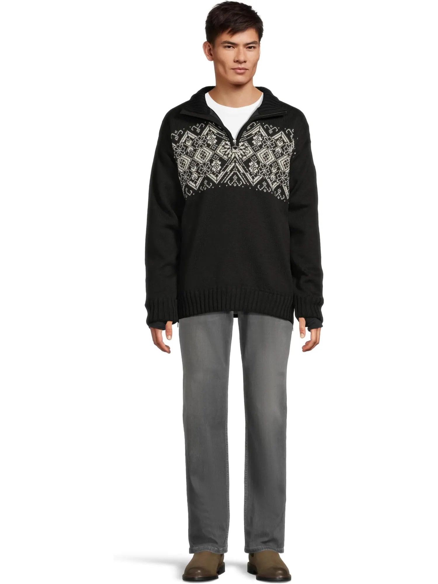 Свитер Dale of Norway Men's Roset Masculane Weatherproof Sweater — изображение 5 из 5, черный