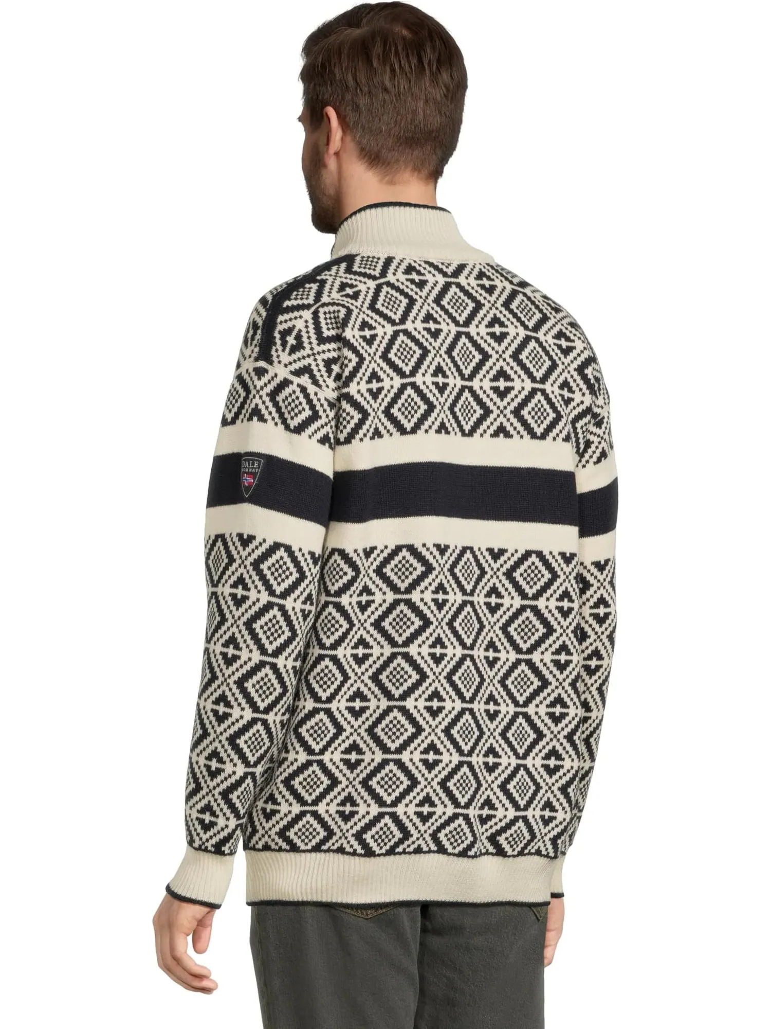 Свитер Dale of Norway Men's Cortina Team Norway Masculine Sweater — изображение 3 из 5, темно-синий
