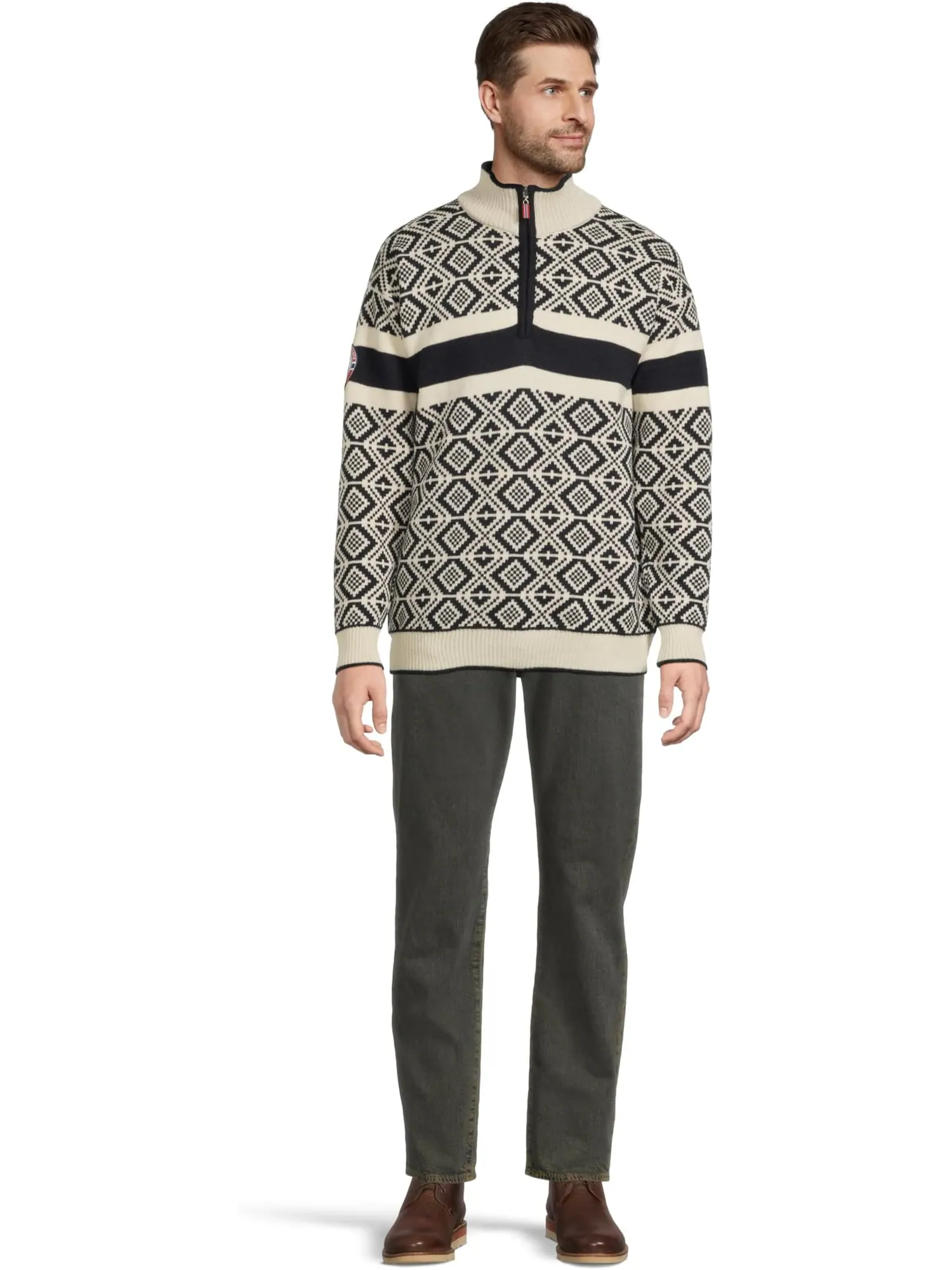 Свитер Dale of Norway Men's Cortina Team Norway Masculine Sweater — изображение 5 из 5, темно-синий