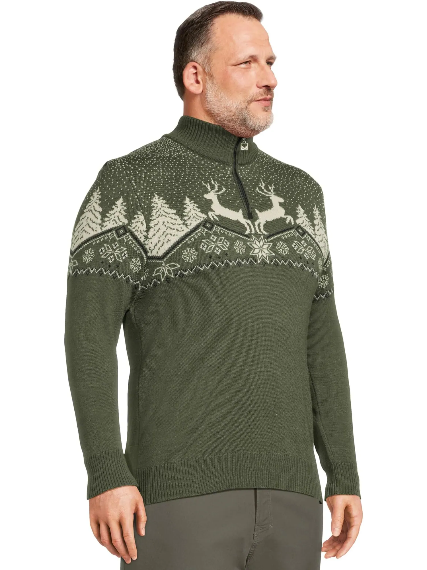 Свитер Dale of Norway Men's Christmas Masculine Sweater — изображение 2 из 5, темно-синий
