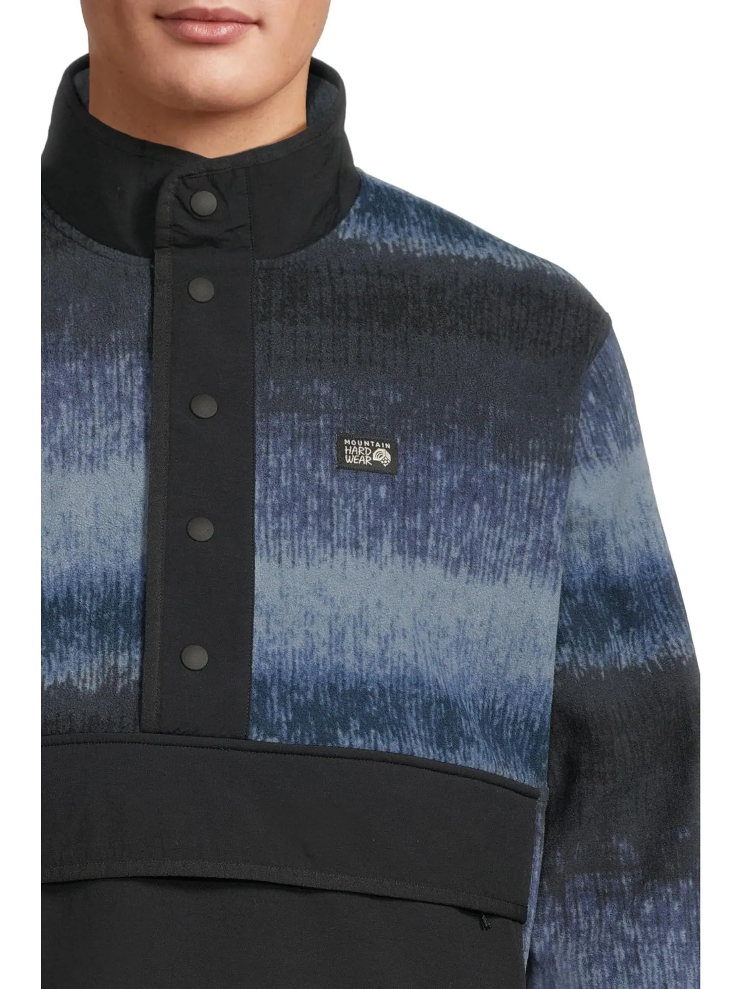 Свитер Mountain Hardwear Men's Microchill Snap Pullover — изображение 4 из 5, сумерки
