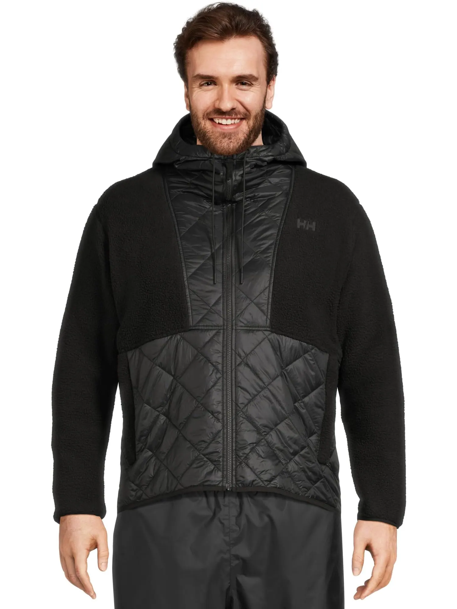Мужская гибридная куртка Stowe с капюшоном Helly Hansen — изображение 1 из 5, черный