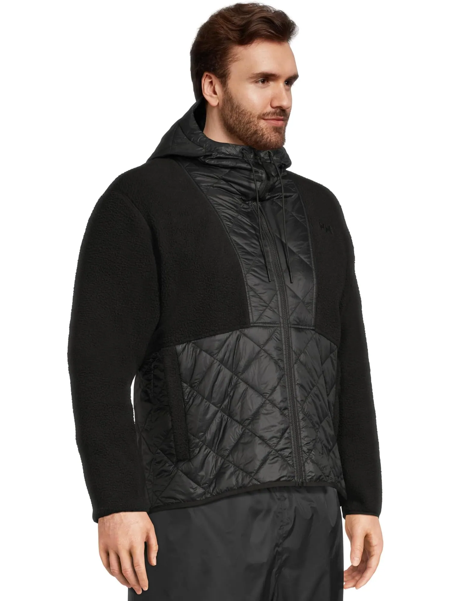 Мужская гибридная куртка Stowe с капюшоном Helly Hansen — изображение 2 из 5, черный